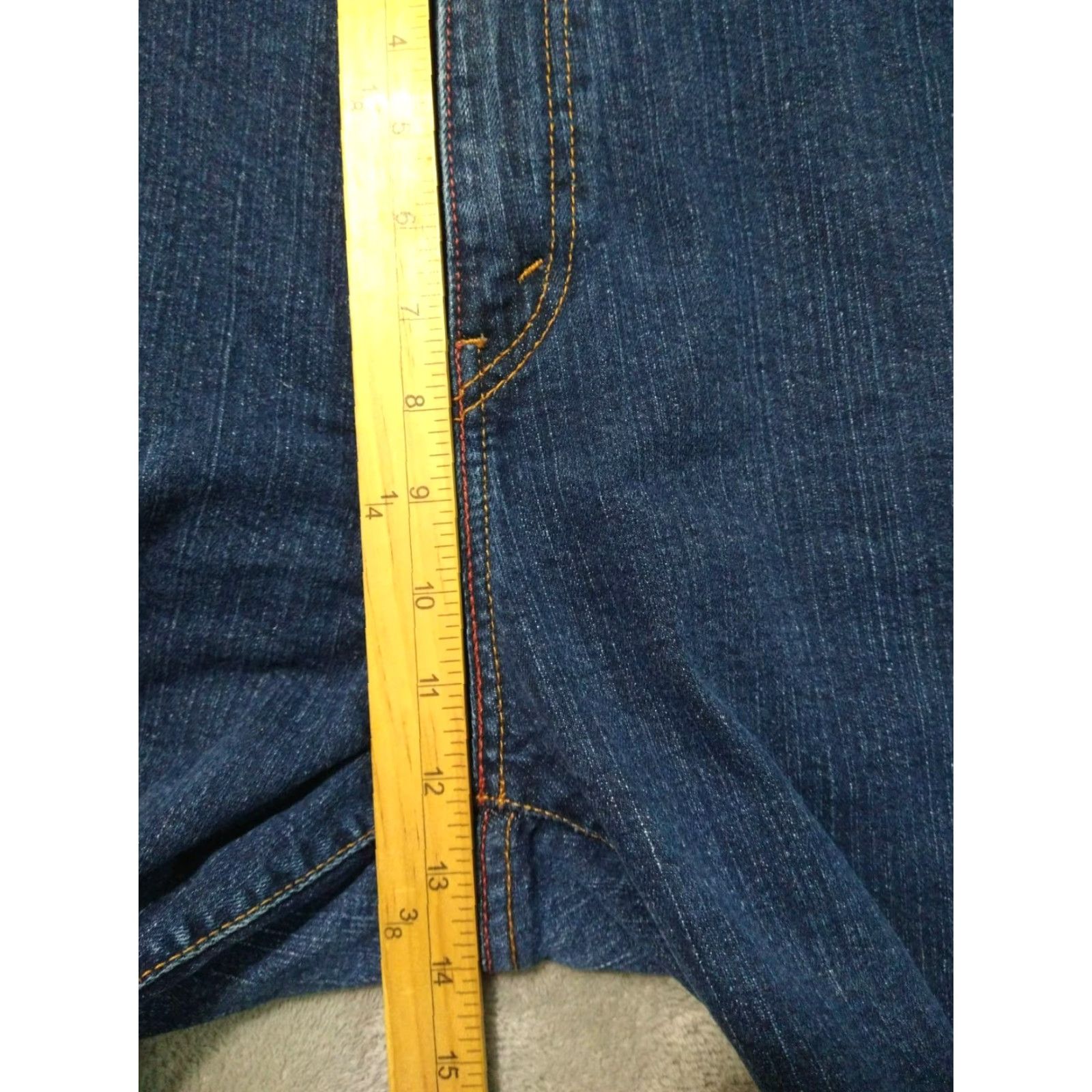 Levi's Levis 515 Jeans Womens 22W Blue Denim Boot Cut High Rise Dark Wash Stretch Y2K Womens Size 40" / US 18 - 4 Thumbnail