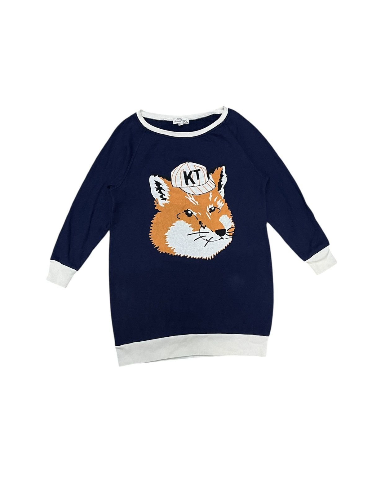 Maison Kitsune 2000s MAISON KITSUNE FOX PRINT SWEATSHIRT Size S / US 4 / IT 40 - 1 Thumbnail