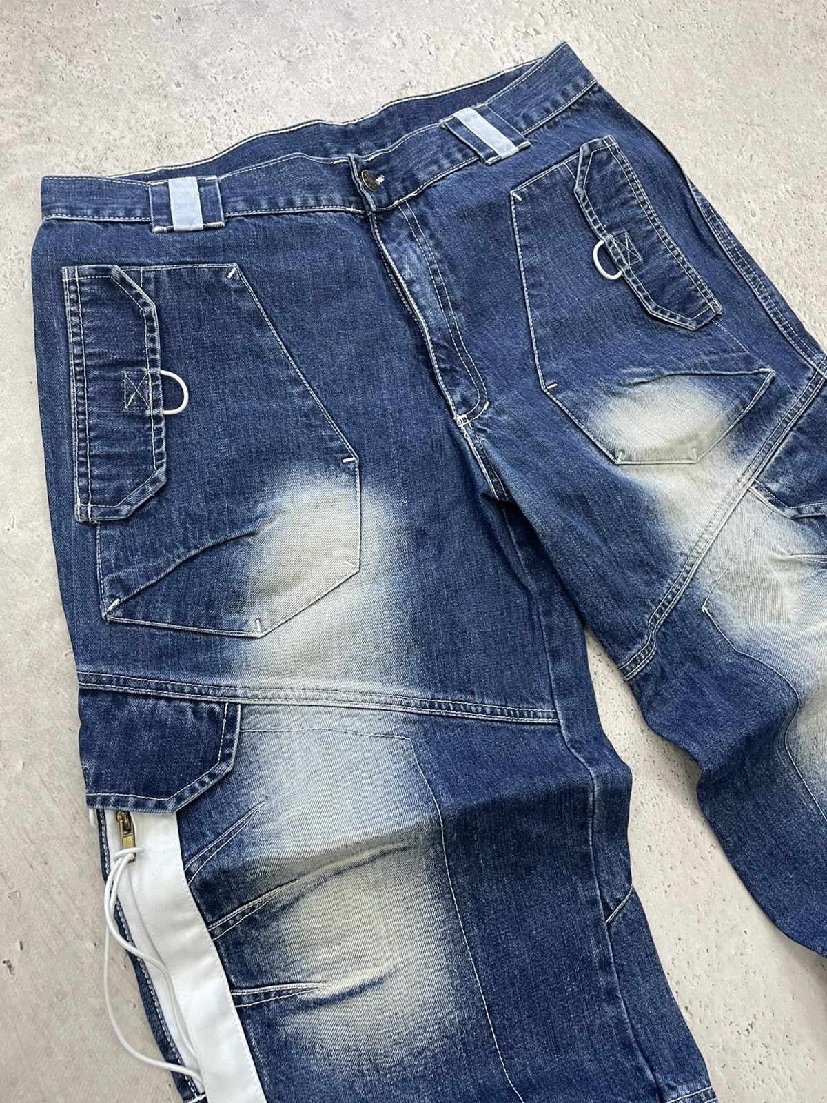 Tornado Mart Distressed jeans pants baggy tornado mart style y2k Size US 34 / EU 50 - 5 Thumbnail
