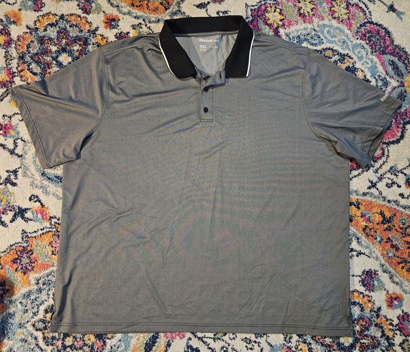 Reebok golf shirts big best sale and tall