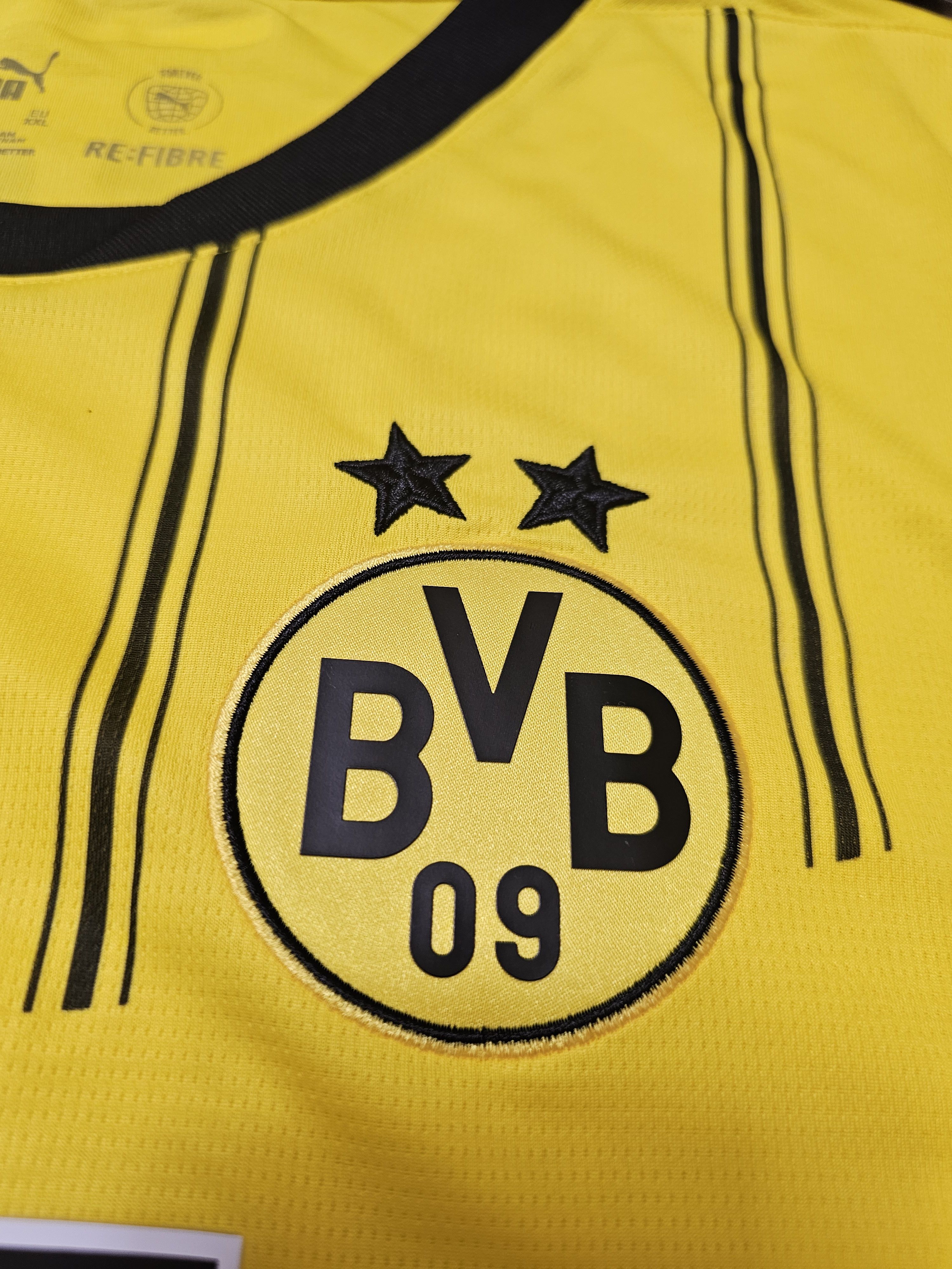 Puma BORUSSIA DORTMUND 2024 2025 HOME HUMMELS FOOTBALL SOCCER Size US XXL / EU 58 / 5 - 4 Thumbnail