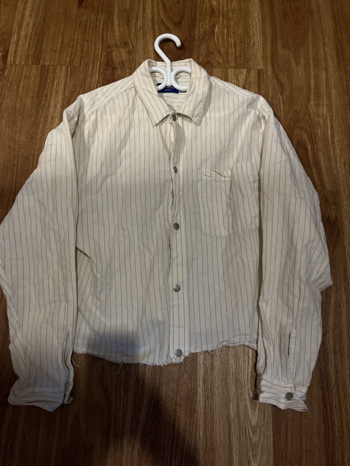 Jack & Jones Beach Button Up Long Sleeve - Beachwear Streetwear Shirt Size US M / EU 48-50 / 2 - 1 Thumbnail