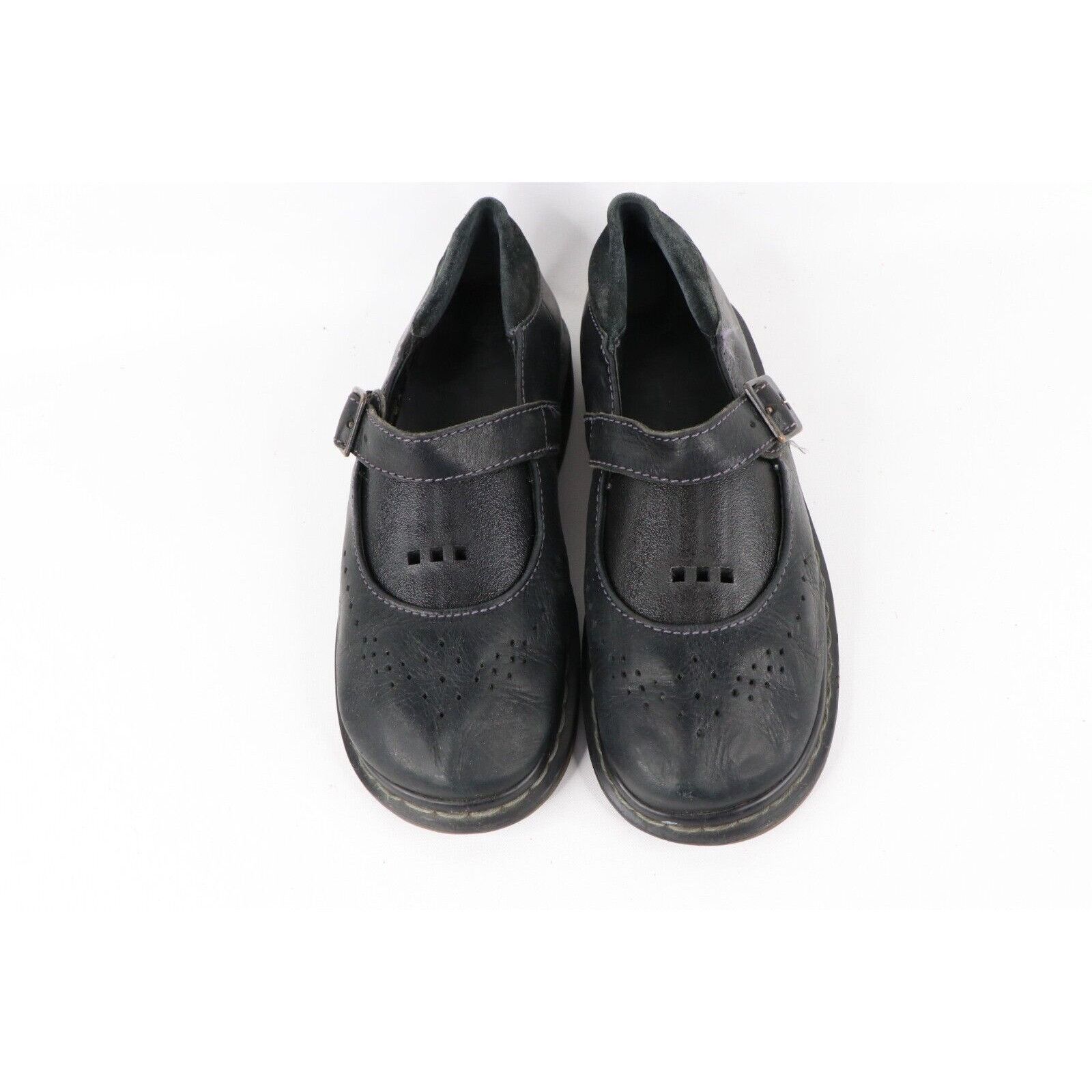 Dr. Martens × Vintage Vintage Dr Martens Chunky Platform Leather Mary Janes Shoes Size US 7 / IT 37 - 2 Thumbnail