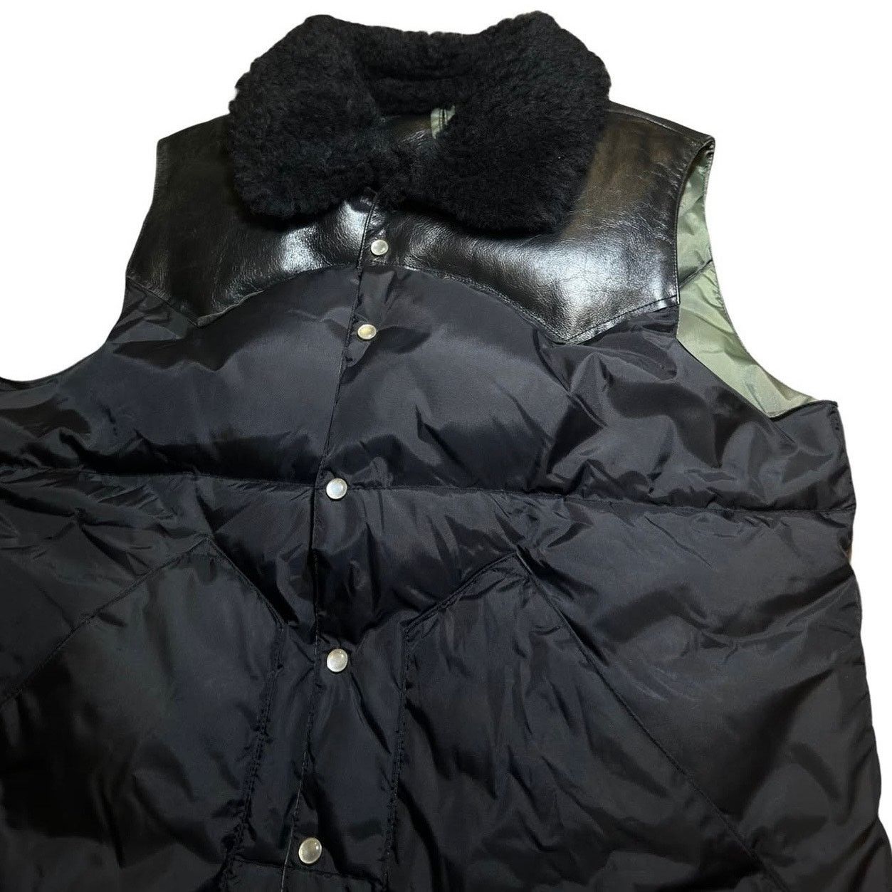 If Six Was Nine Sherpa-Collar Skull Puffer Vest Size US M / EU 48-50 / 2 - 3 Thumbnail