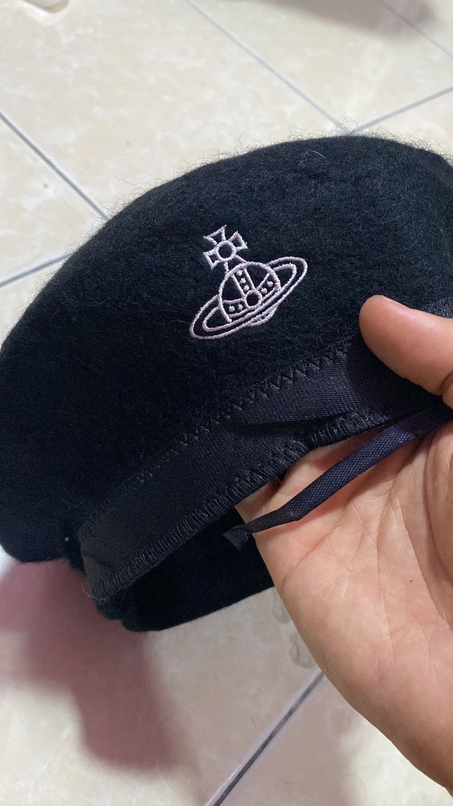 Vivienne Westwood Vivienne Westwood Iconic Embroidered Reversible Wool Hats Size ONE SIZE - 8 Thumbnail