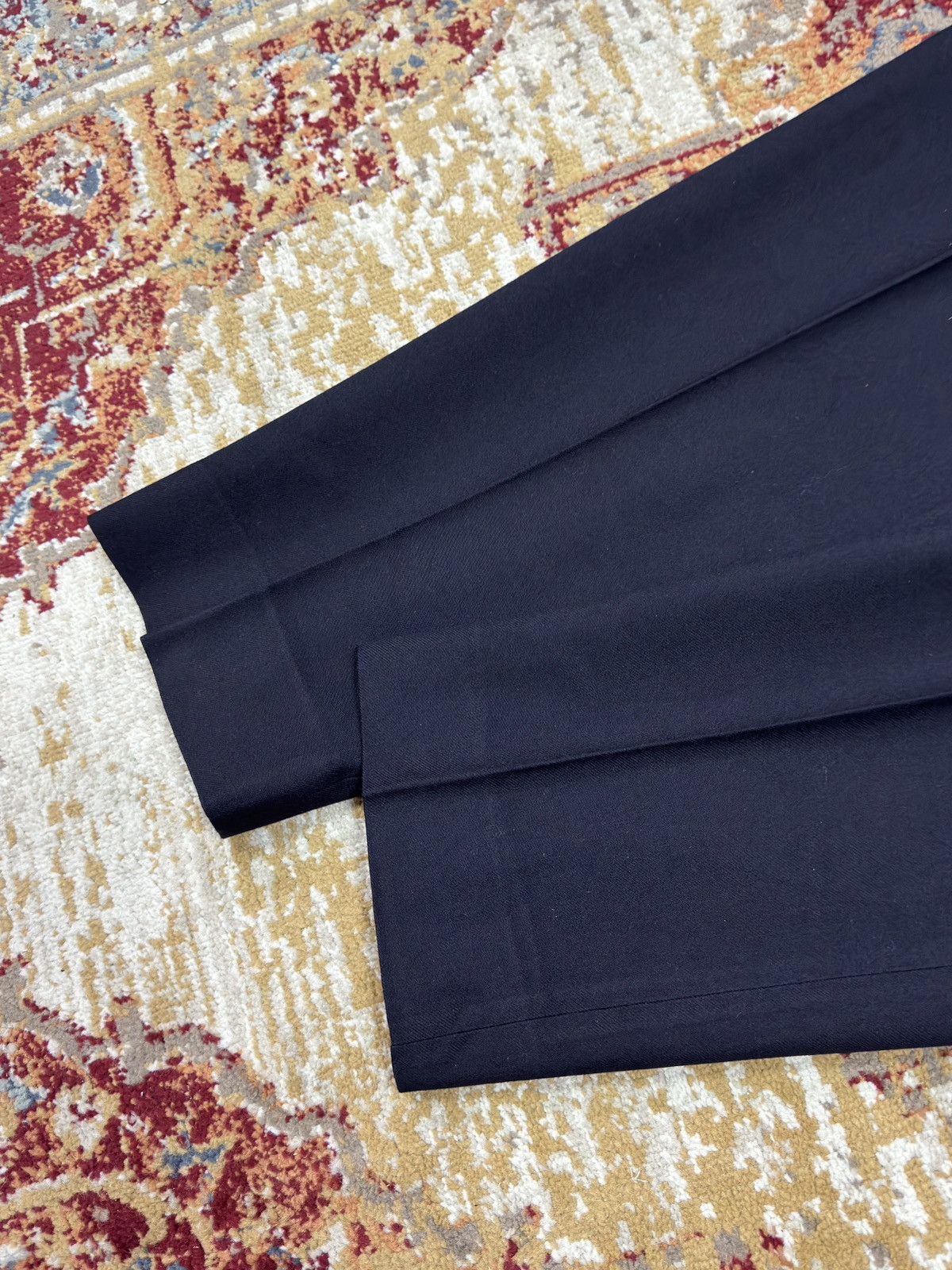 Vintage 1980s Wool Suit Pants Baggy Trousers Blend Balenciaga Rick Size US 36 / EU 52 - 3 Thumbnail