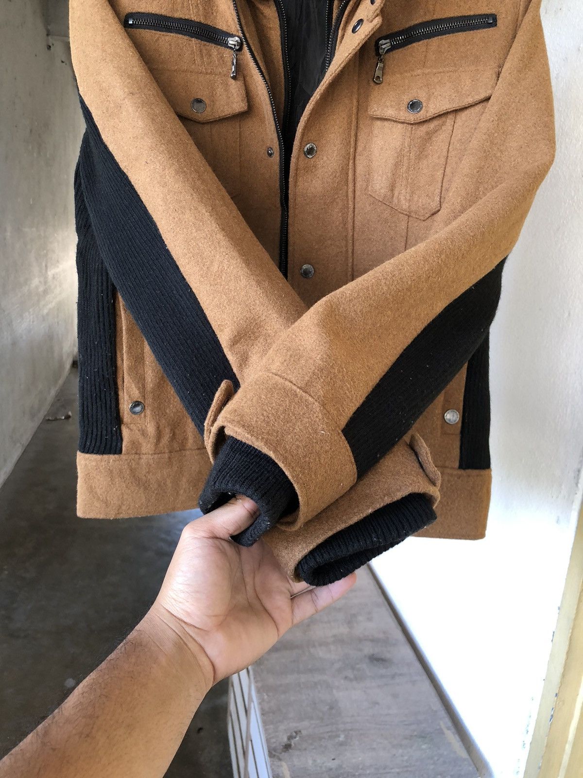 Japanese Brand SemanticDesign Bondage Punk Double Wool Zipper Jacket Size US L / EU 52-54 / 3 - 13 Thumbnail