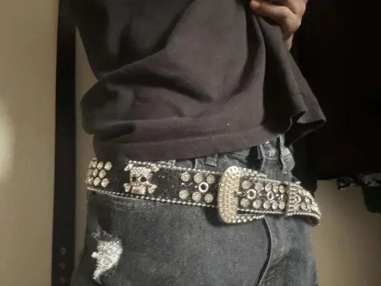 Japanese Brand × Vintage Gothic emo belts with skulls Size ONE SIZE - 3 Thumbnail