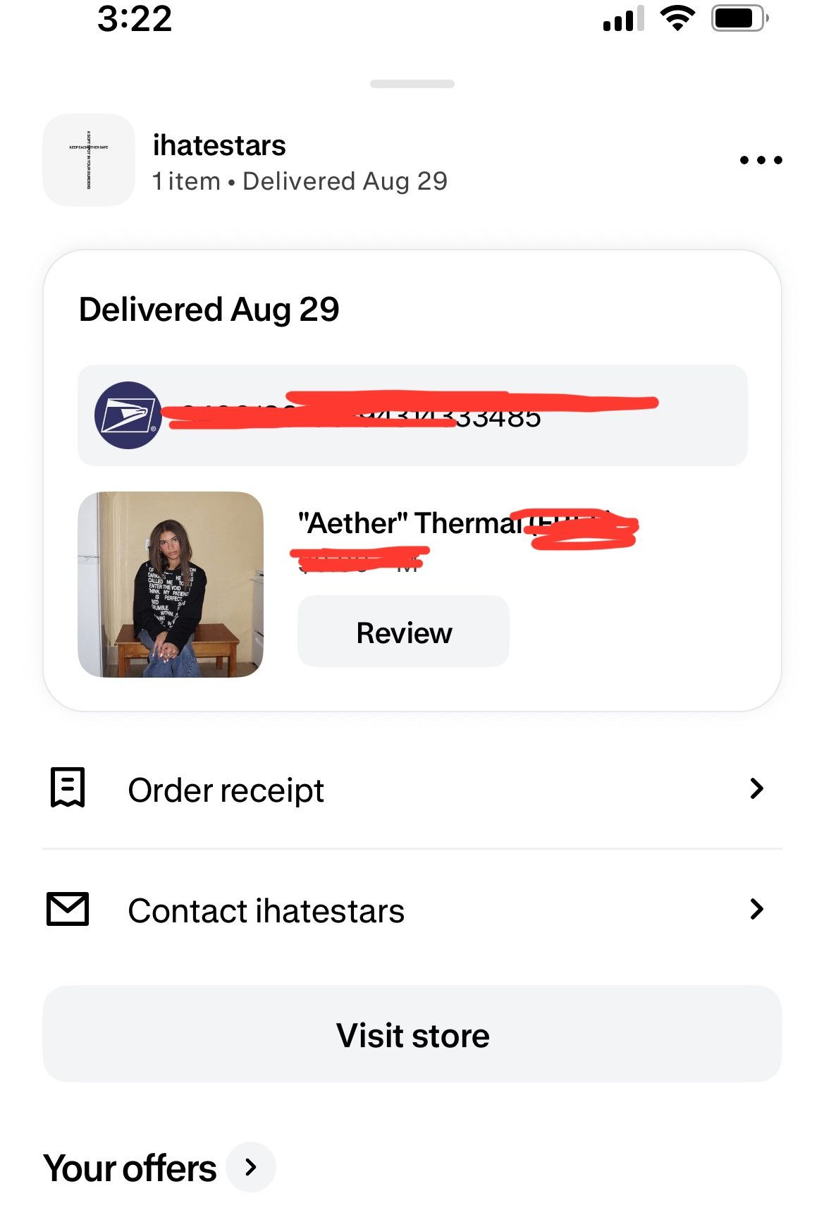 Other Ihatestars “Aether” Thermal - Size Medium - Brand New Size US M / EU 48-50 / 2 - 3 Thumbnail