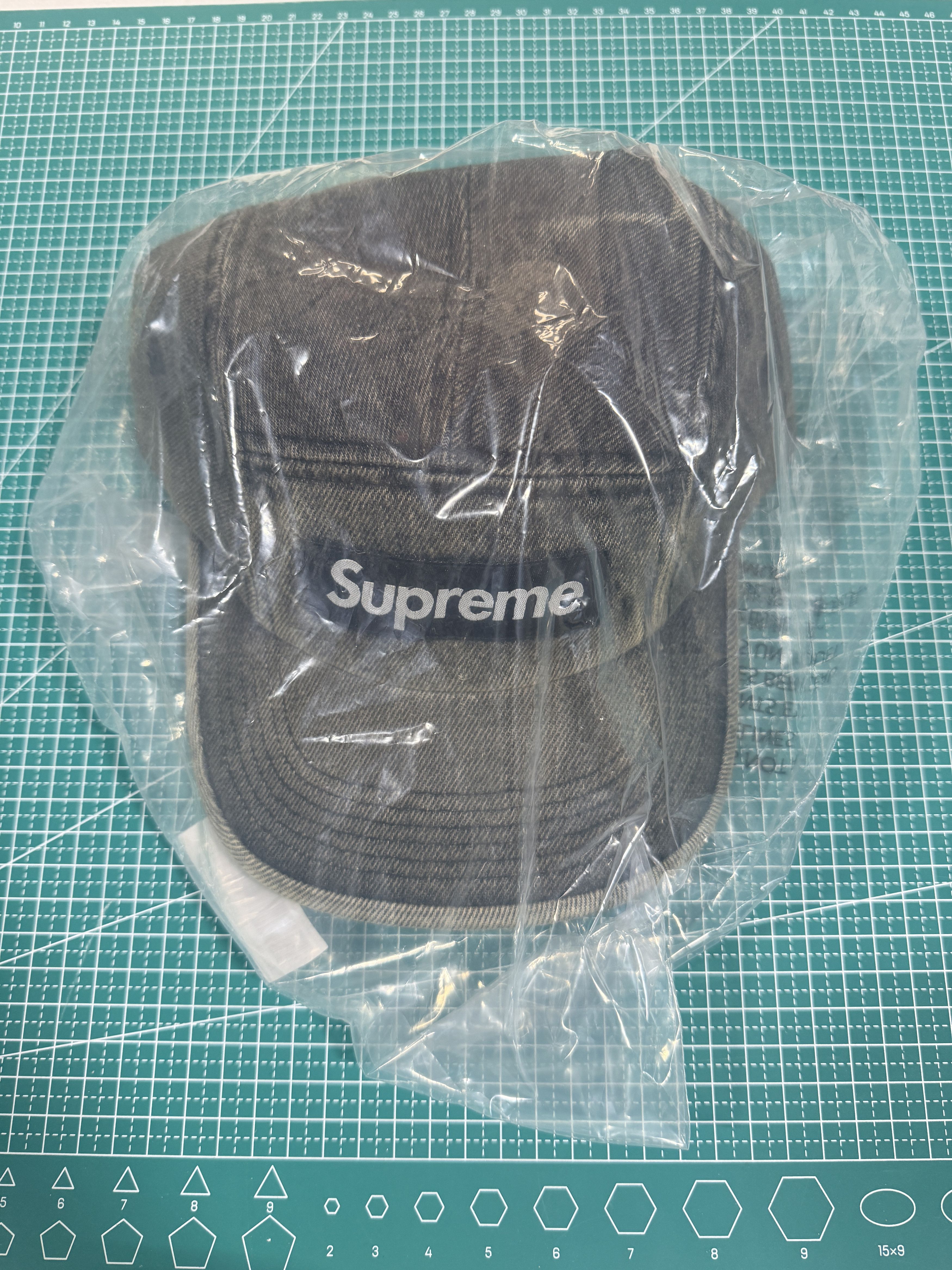 Supreme Supreme Denim Camp Cap (FW25) Washed Black Sz Adjustable Size ONE SIZE - 2 Thumbnail