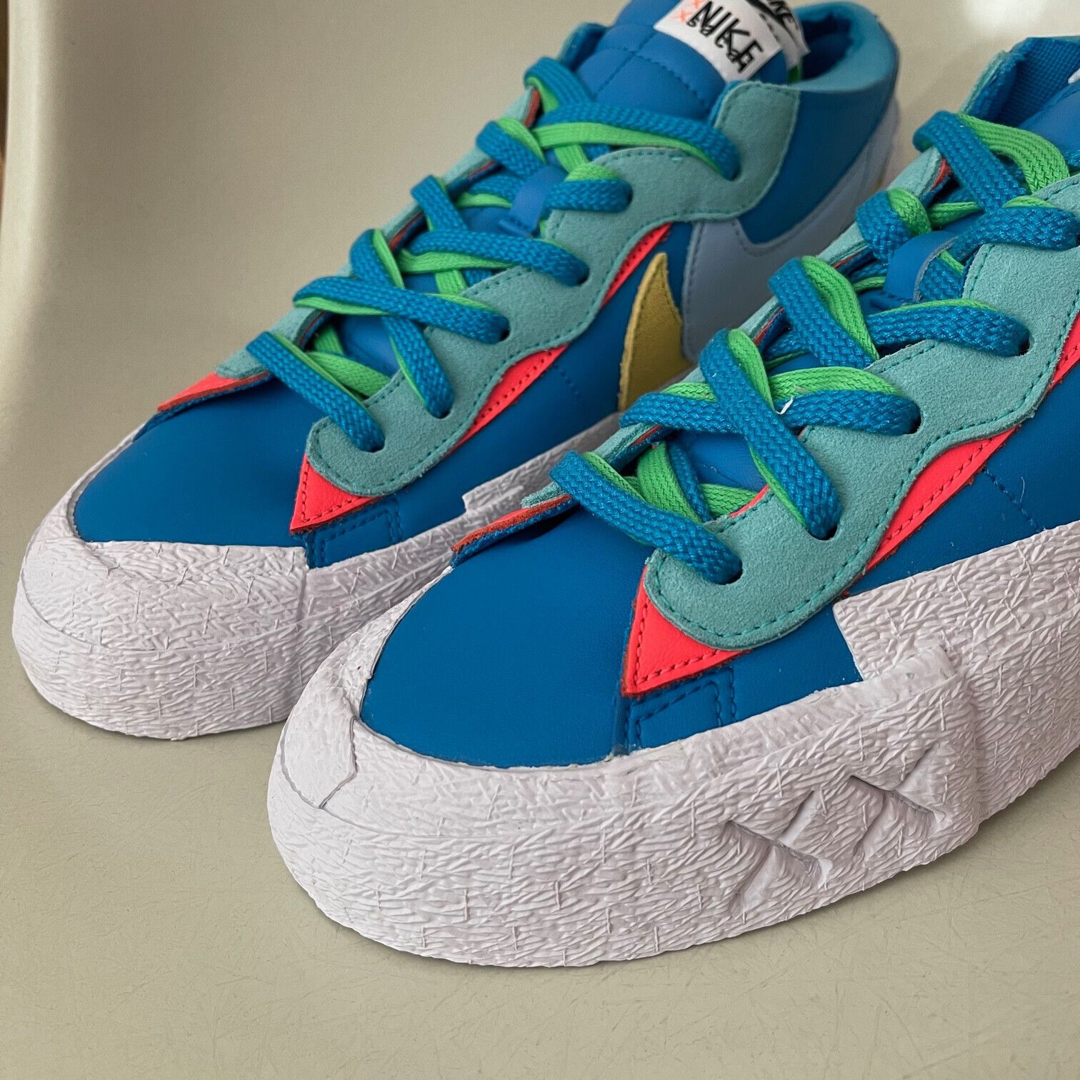 Kaws × Nike × Sacai Blazer Low Neptune Blue NEW Size US 14 / EU 47 - 2 Thumbnail