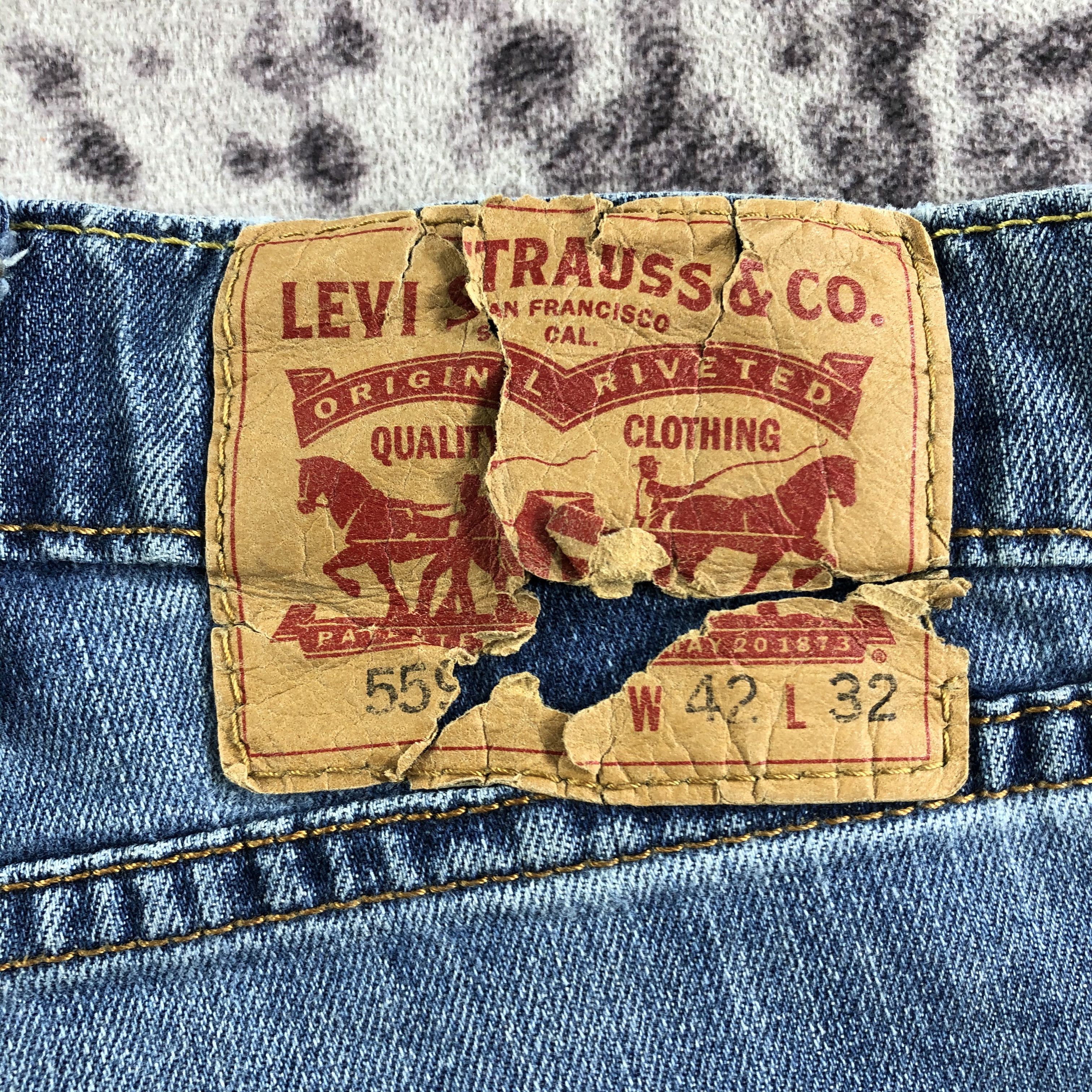 Levi's × Vintage Vintage Blue Wash Levis 559 Jeans-JM3417 Size US 42 / EU 58 - 5 Thumbnail