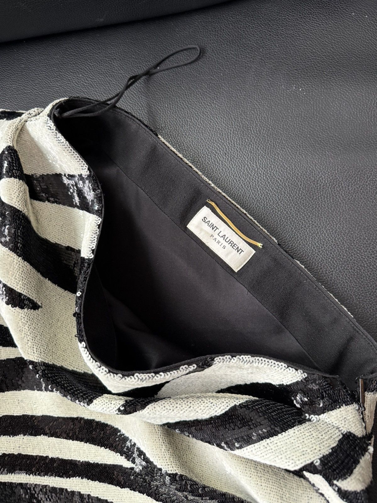 Yves Saint Laurent Saint Laurent zebra dress Size S / US 4 / IT 40 - 2 Thumbnail