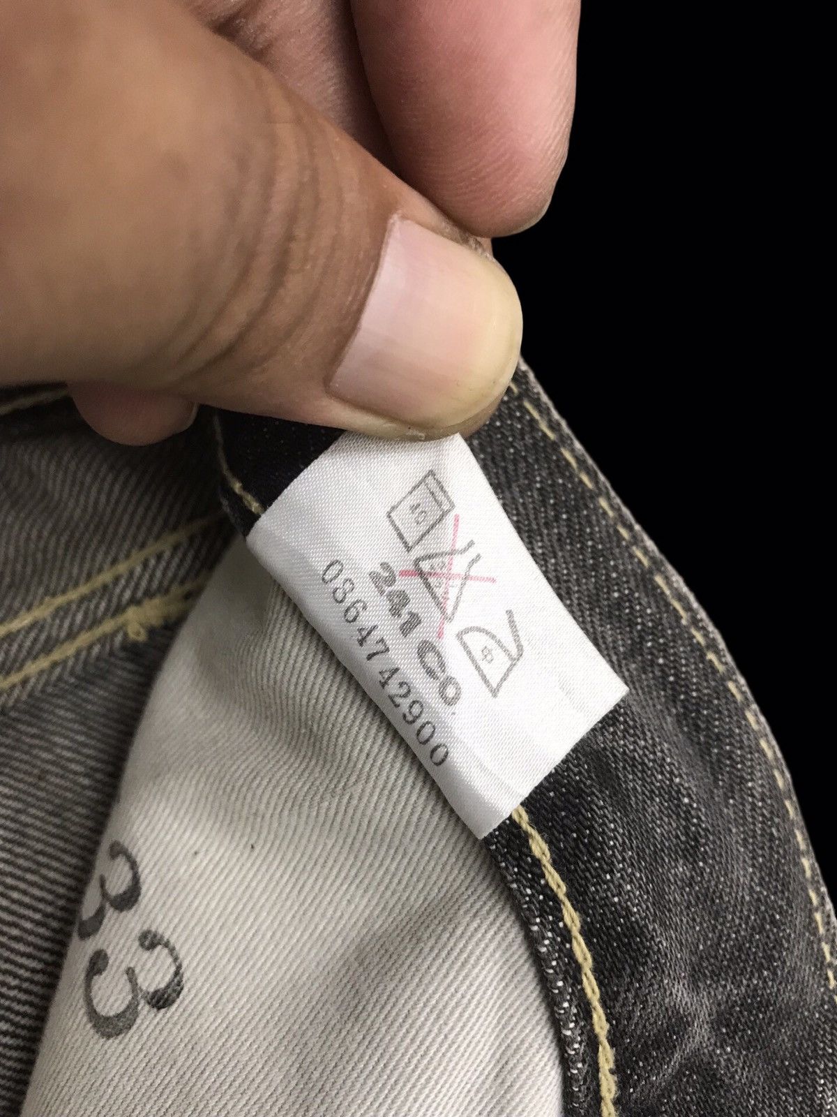 Japanese Brand 💥DENIM💥LANTIKI JAPAN SELVEDGE BIKER JEANS F41 Size US 31 - 13 Thumbnail