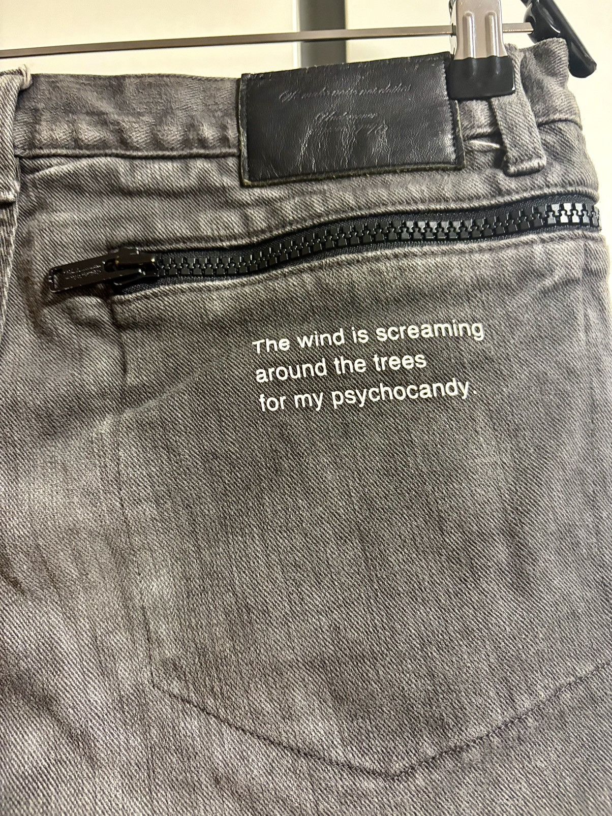 Undercover No Tarrif SS14 Psychocandy Distressed Zipper Denim Size 3 Size US 31 - 3 Thumbnail
