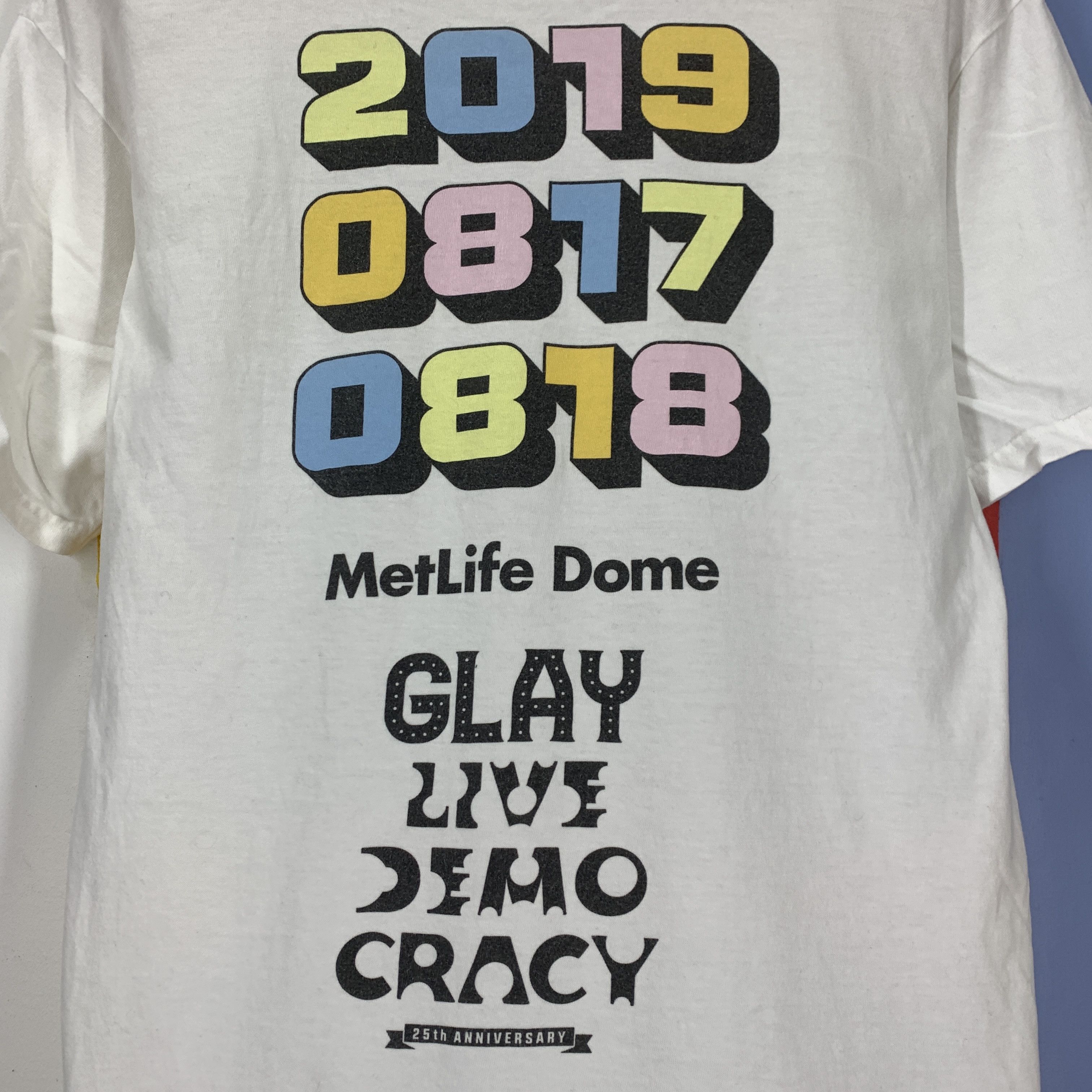 Band Tees GLAY Live Democracy Japan Rock Band T Shirt #1789/07 Size US M / EU 48-50 / 2 - 10 Thumbnail