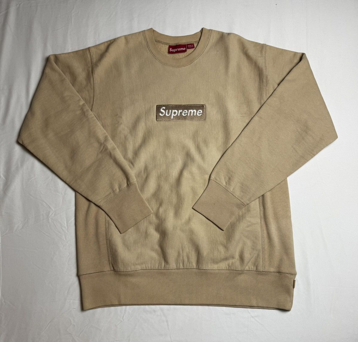 Supreme Supreme Sand Box Logo Crewneck 2002 Size US L / EU 52-54 / 3 - 2 Thumbnail