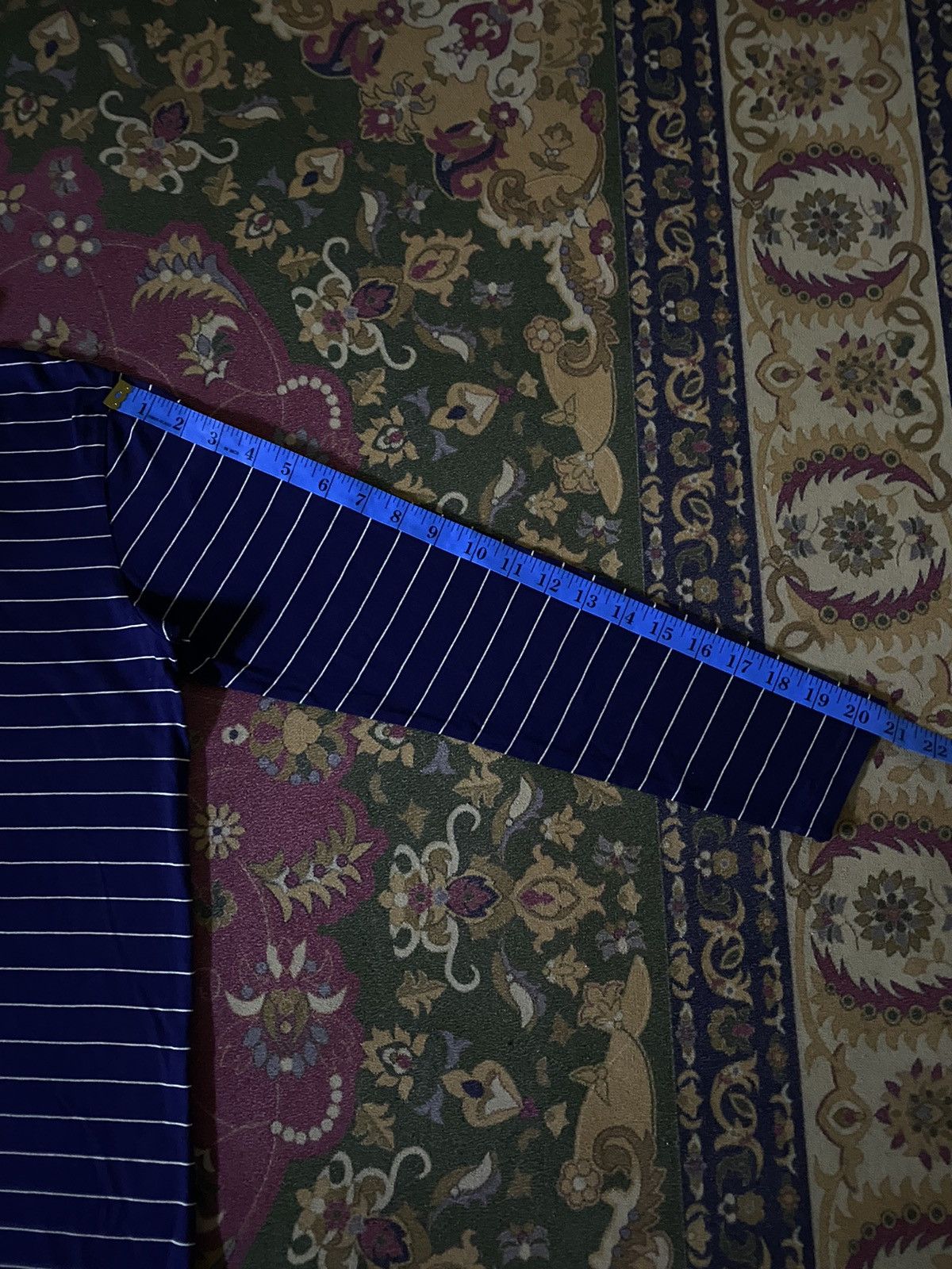 Japanese Brand × Polo Ralph Lauren × Ralph Lauren Ralph Lauren Polo Golf Striped Long Sleeve Polo Size US M / EU 48-50 / 2 - 9 Thumbnail