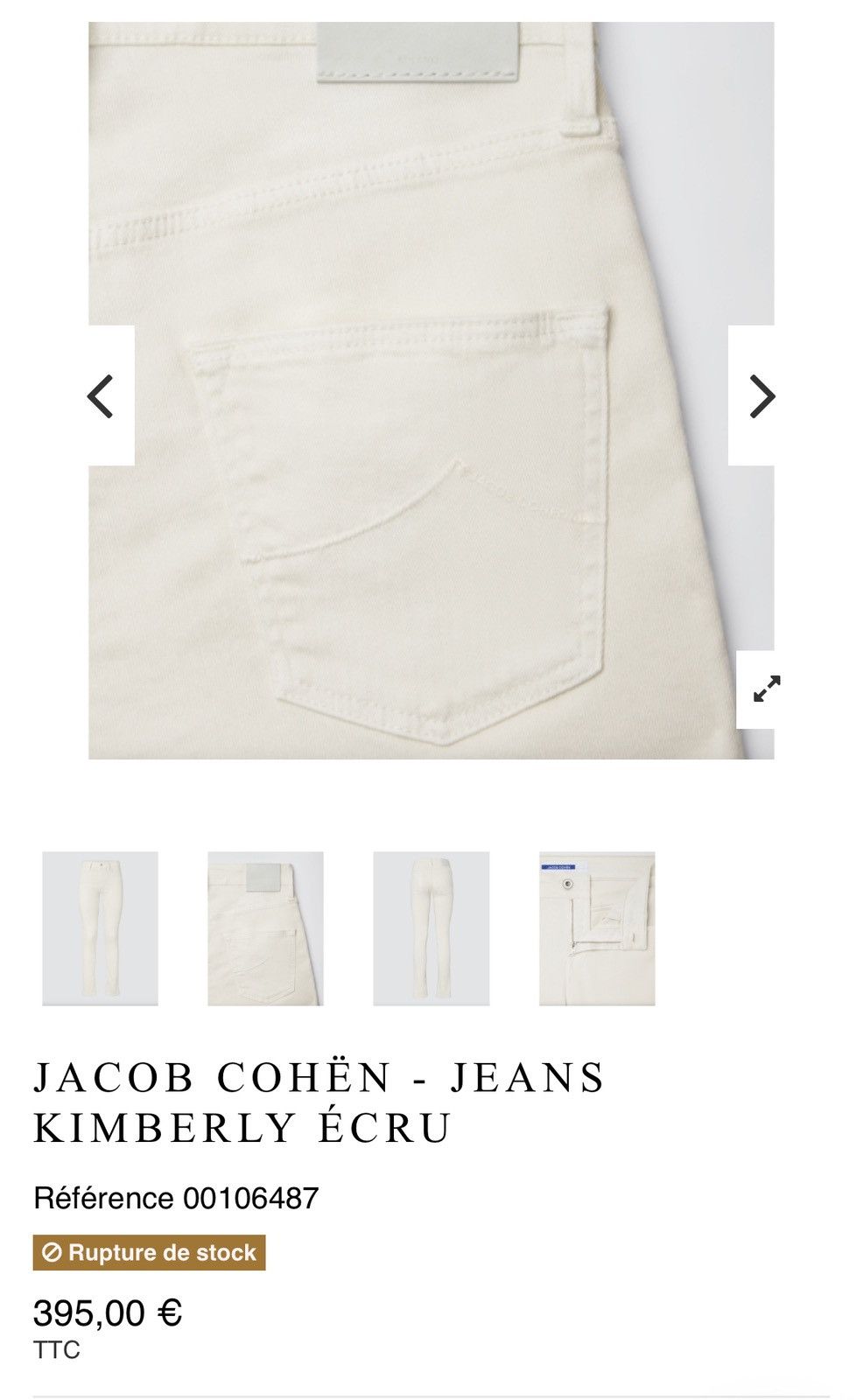 Jacob Cohen Women’s Jacob Cohen Stretch RiRi Kimberly Slim RRP - 400$ Size 29" - 20 Thumbnail