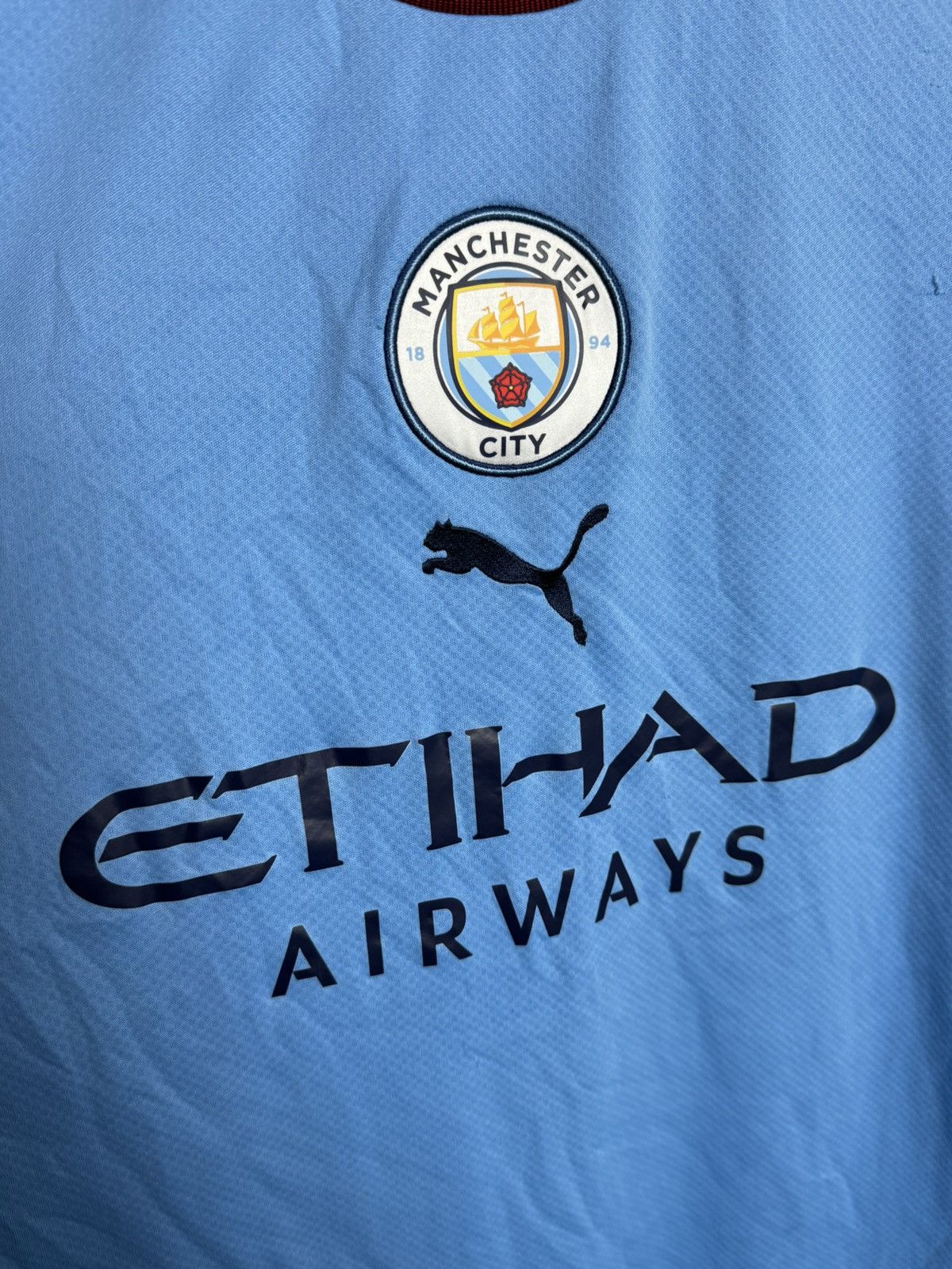 Puma Manchester City 22/23 Home Football Jersey Size US S / EU 44-46 / 1 - 3 Thumbnail