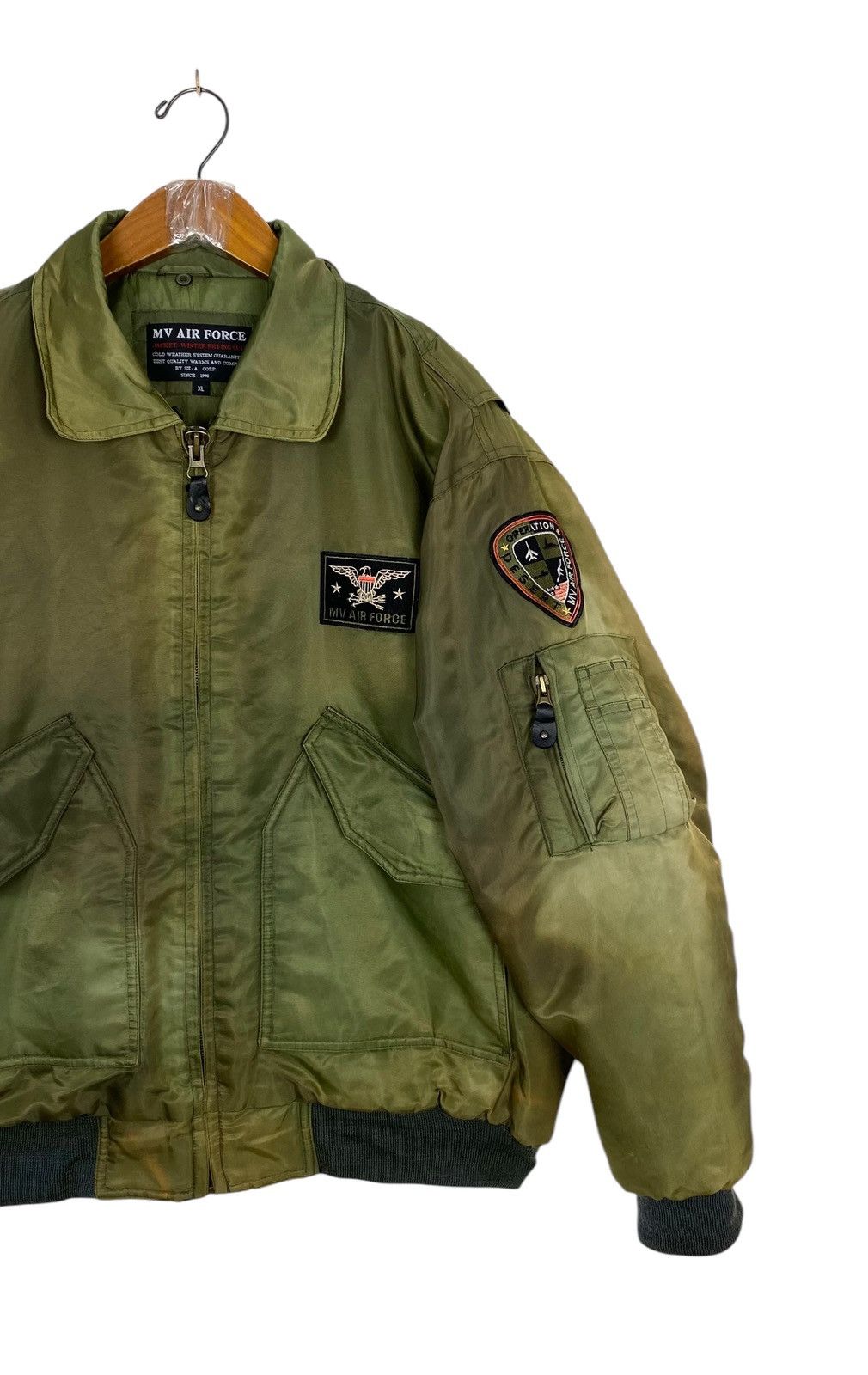 Other Rare‼️ MV Air Force Operation Desert Bomber Jacket Size US XL / EU 56 / 4 - 3 Thumbnail