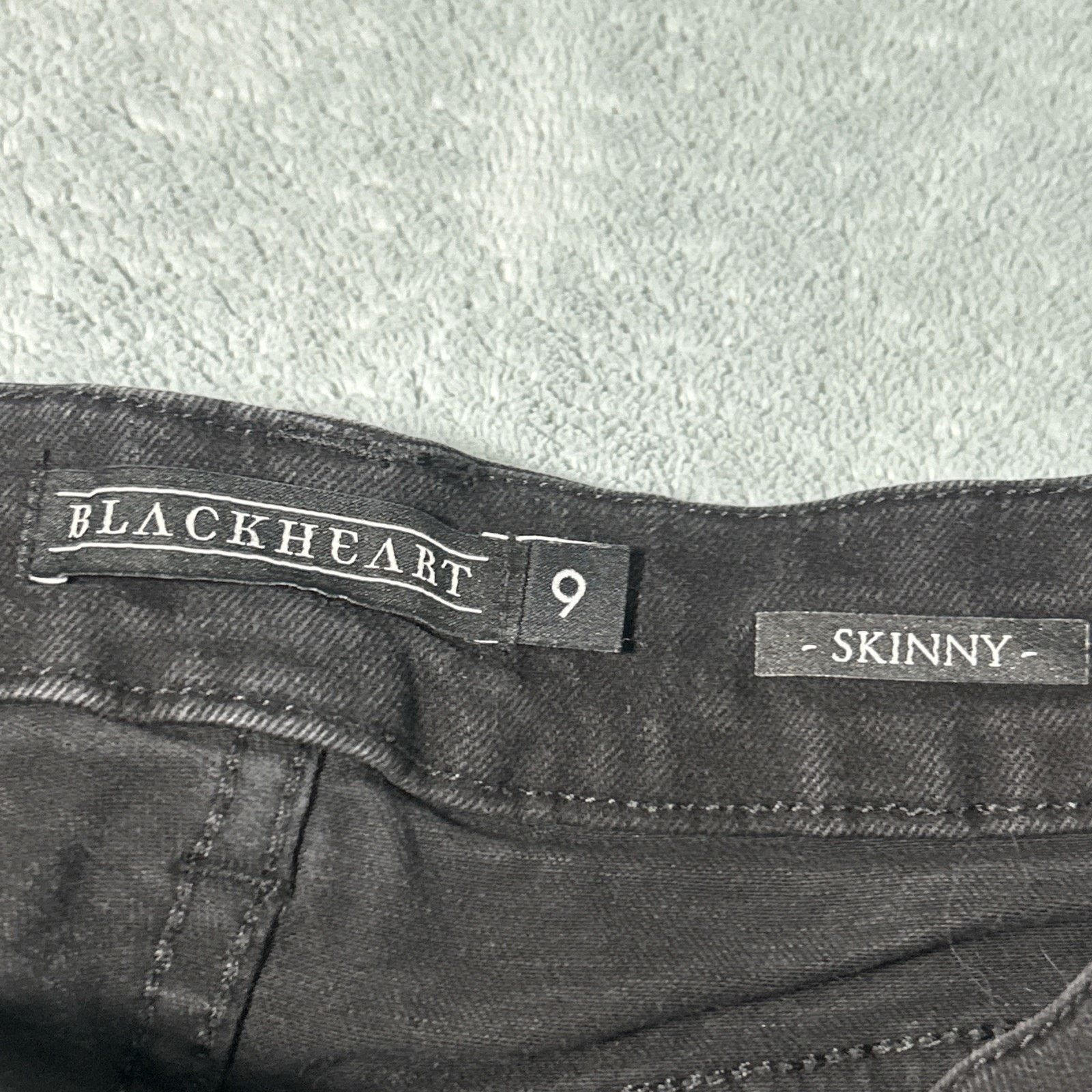 Blackhawk! Y2k 2000s Metal Hook Studs Jeans Ws 9 Skater Grunge Gothic Size 30" / US 8 / IT 44 - 4 Thumbnail