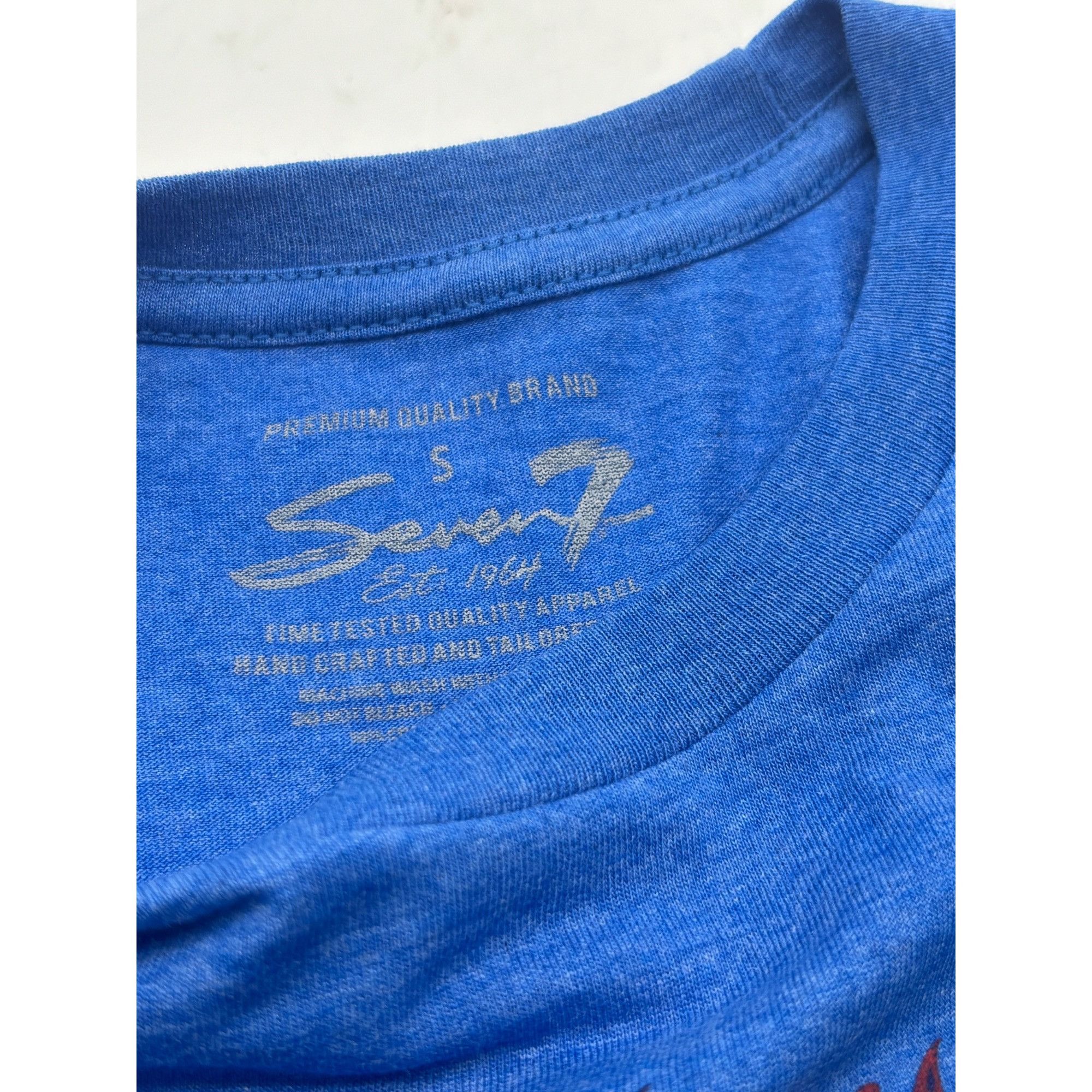 Other Seven7 Men’s Short Sleeved Crew Neck Graphic Tee, Royal Heat Size US S / EU 44-46 / 1 - 6 Thumbnail