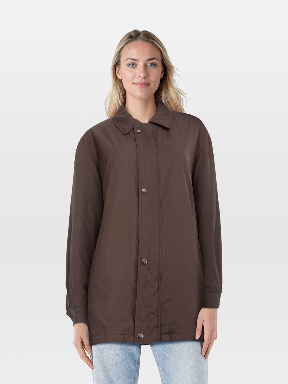 Saint Laurent Paris Brown Buttoned Mid Length Coat Size XXL / US 16-18 / IT 52-54 - 1 Thumbnail