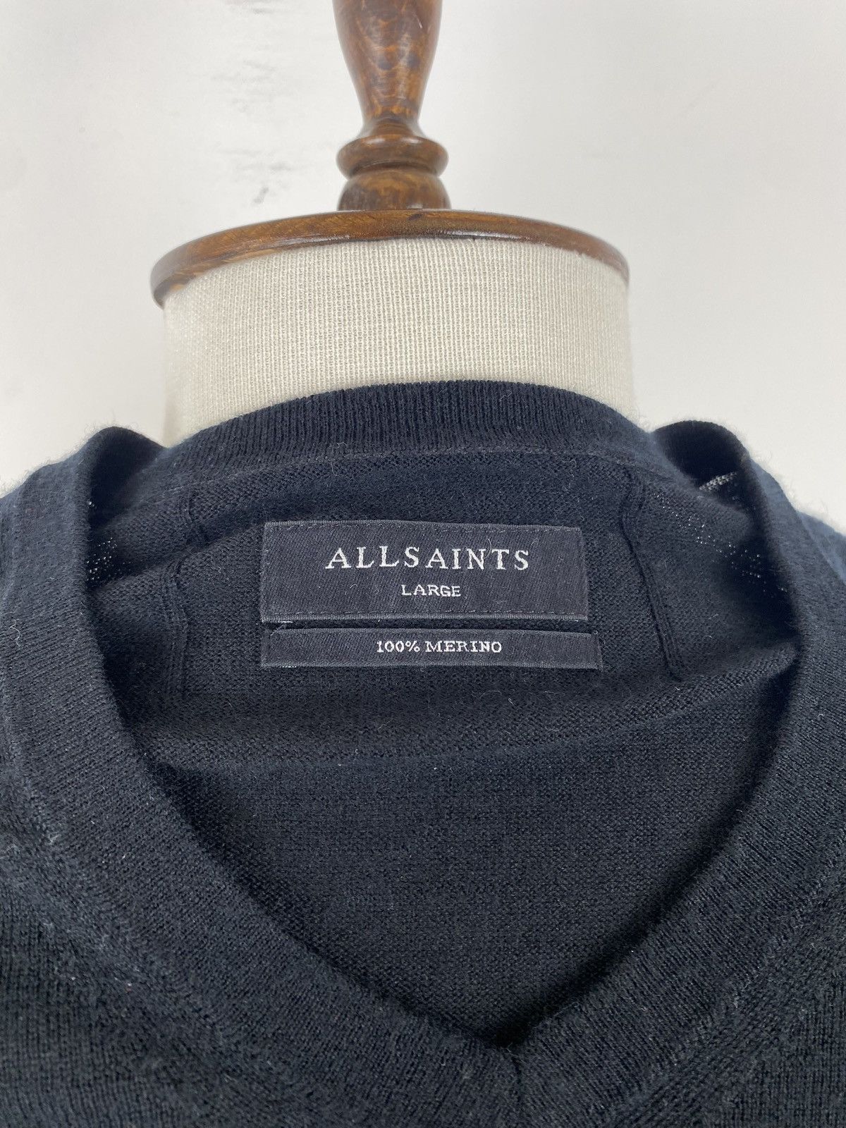 Allsaints Men’s Allsaints Mode Merino V Neck Sweater size L Size US L / EU 52-54 / 3 - 5 Thumbnail