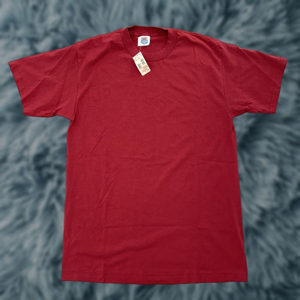 Vintage VINTAGE QB Legends Cotton T-Shirt Men Large Red 90s Crew Neck Short Sleeve Single Stitch Size US L / EU 52-54 / 3 - 1 Thumbnail