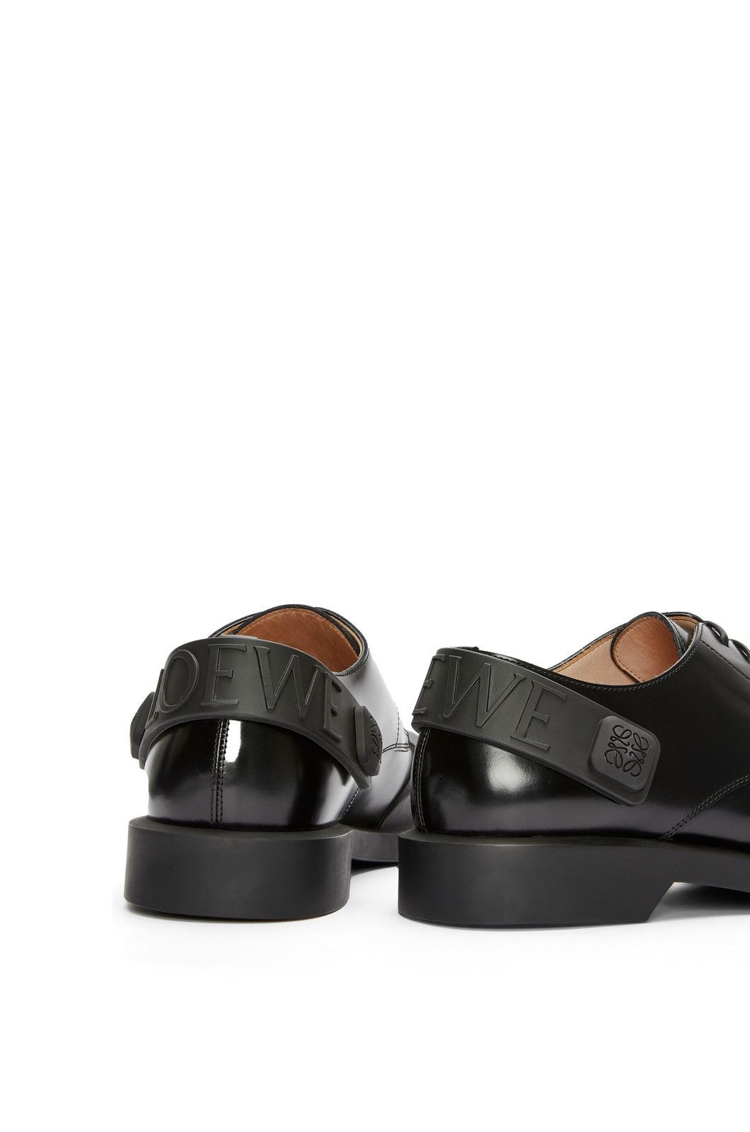 Loewe Loewe 2024 Rubber Toe Cap Derby Shoe in Black Size US 11 / EU 44 - 6 Thumbnail