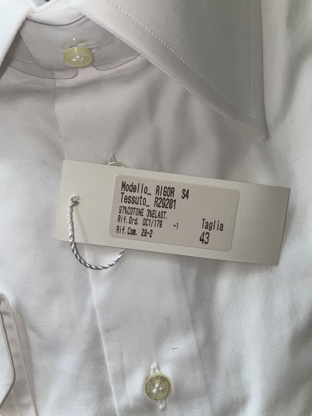 Alexander McQueen Alexander McQueen Formal white shirt Size 44S - 3 Thumbnail