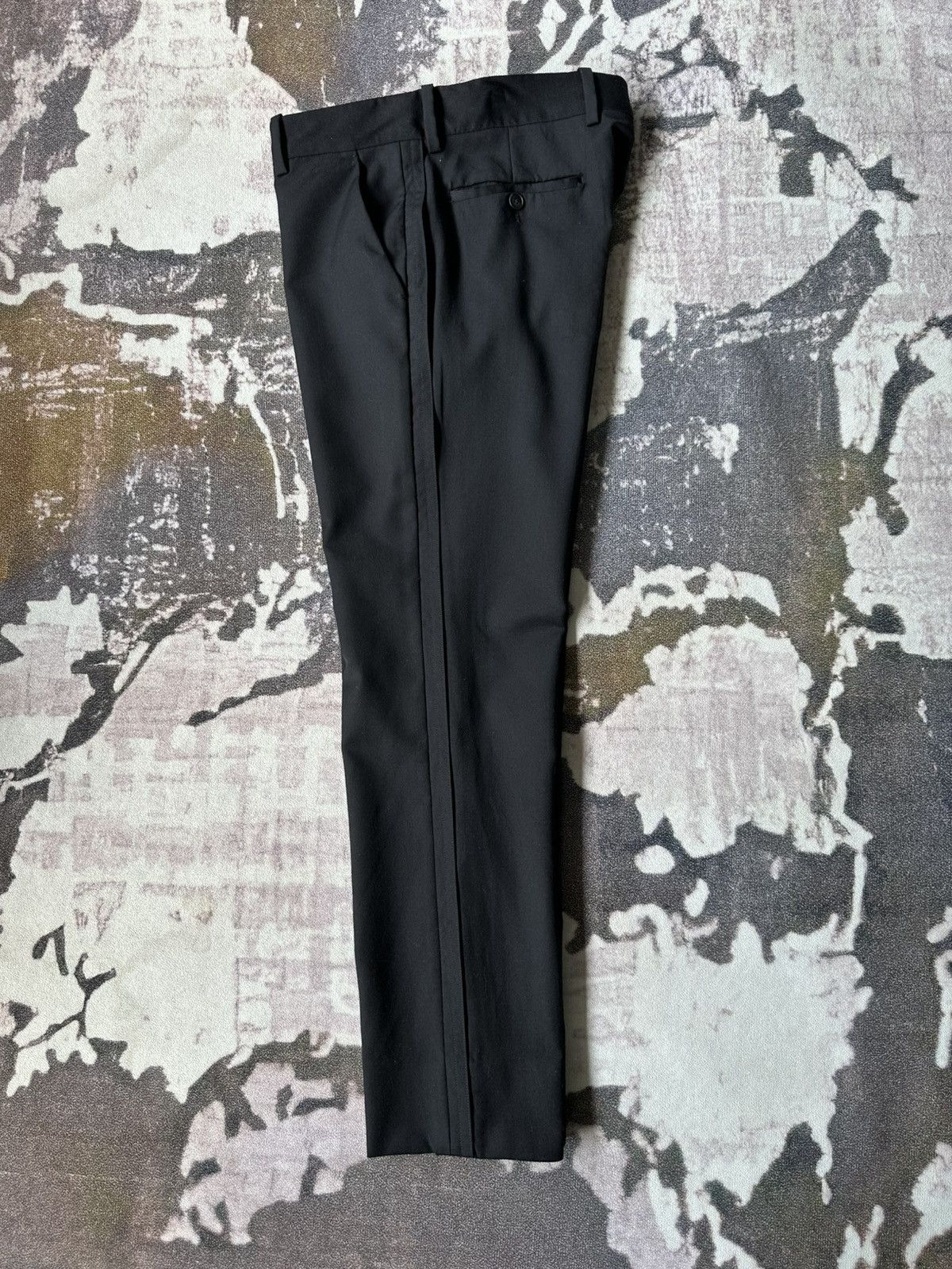 Viktor & Rolf 2011FW Victor & Rolf Monsieur wool black pants Size US 32 / EU 48 - 3 Thumbnail