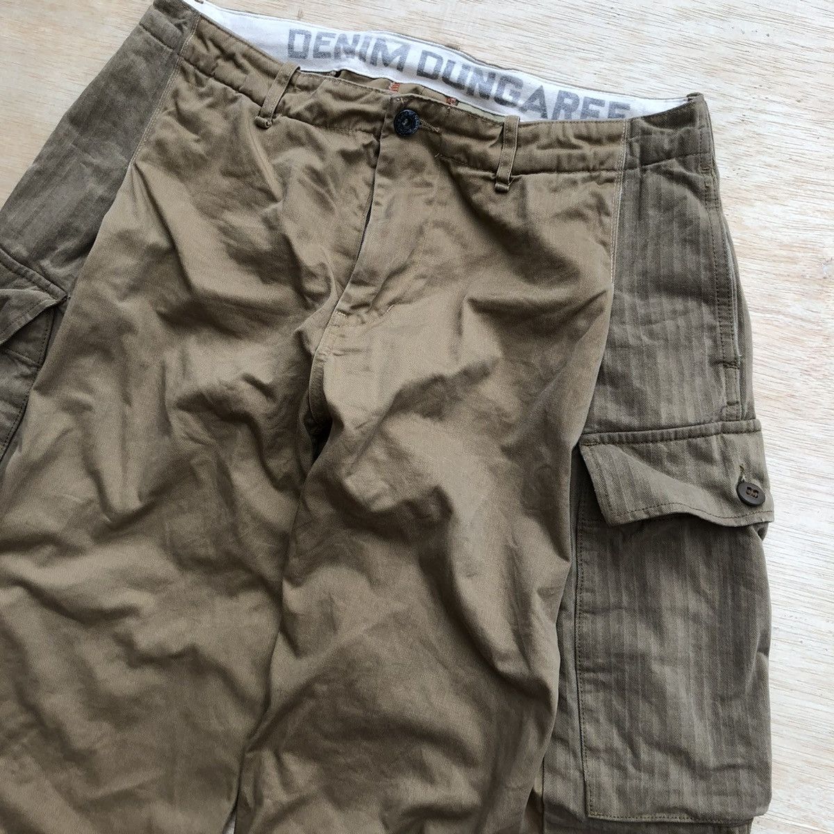 General Research SUPER WIDE RECONTRUCTION CARGO PANTS Size US 30 / EU 46 - 2 Thumbnail