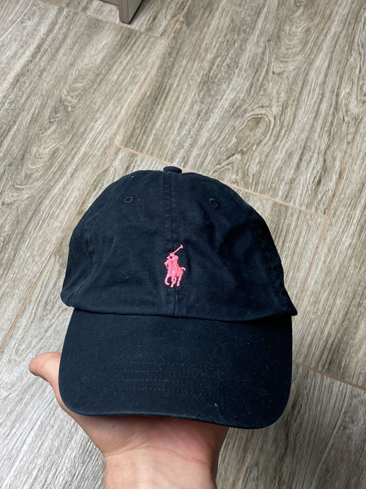 Polo Ralph Lauren × Vintage Cap Polo Ralph Lauren Vintage Streetwear Y2k Denim Pink Size ONE SIZE - 2 Thumbnail