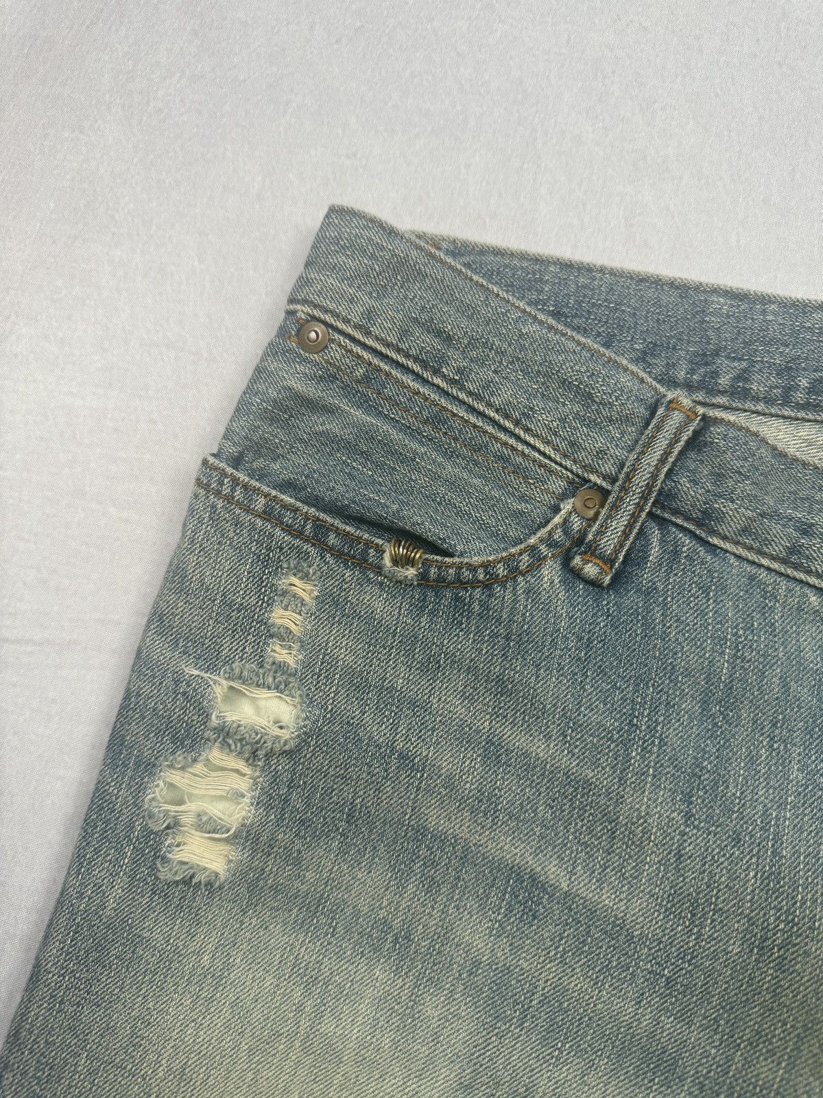 If Six Was Nine Mud Max Piercing Bootcut Jeans Size US 30 / EU 46 - 10 Thumbnail
