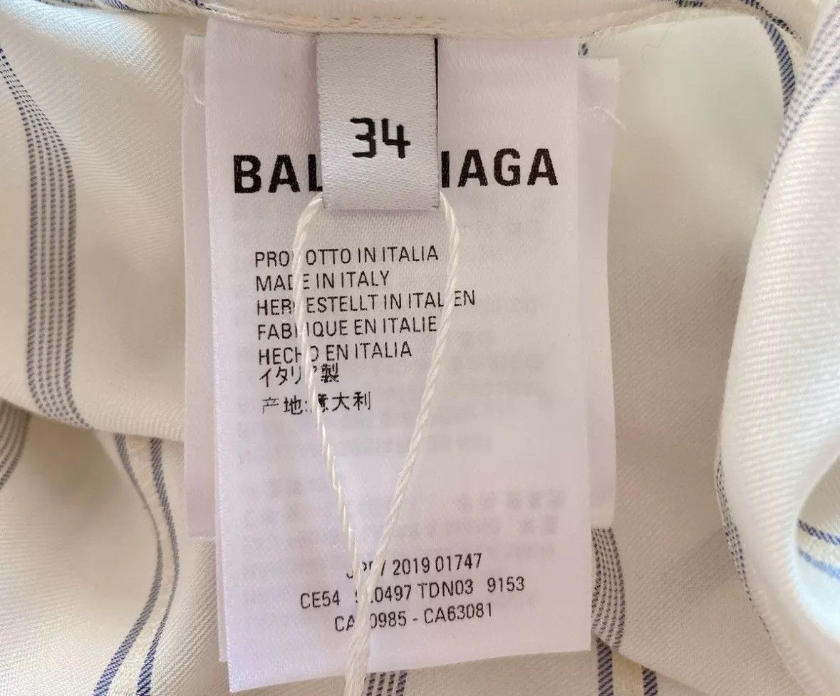 Balenciaga Balenciaga striped shirt2412-Nextarrow Size US XS / EU 42 / 0 - 6 Thumbnail
