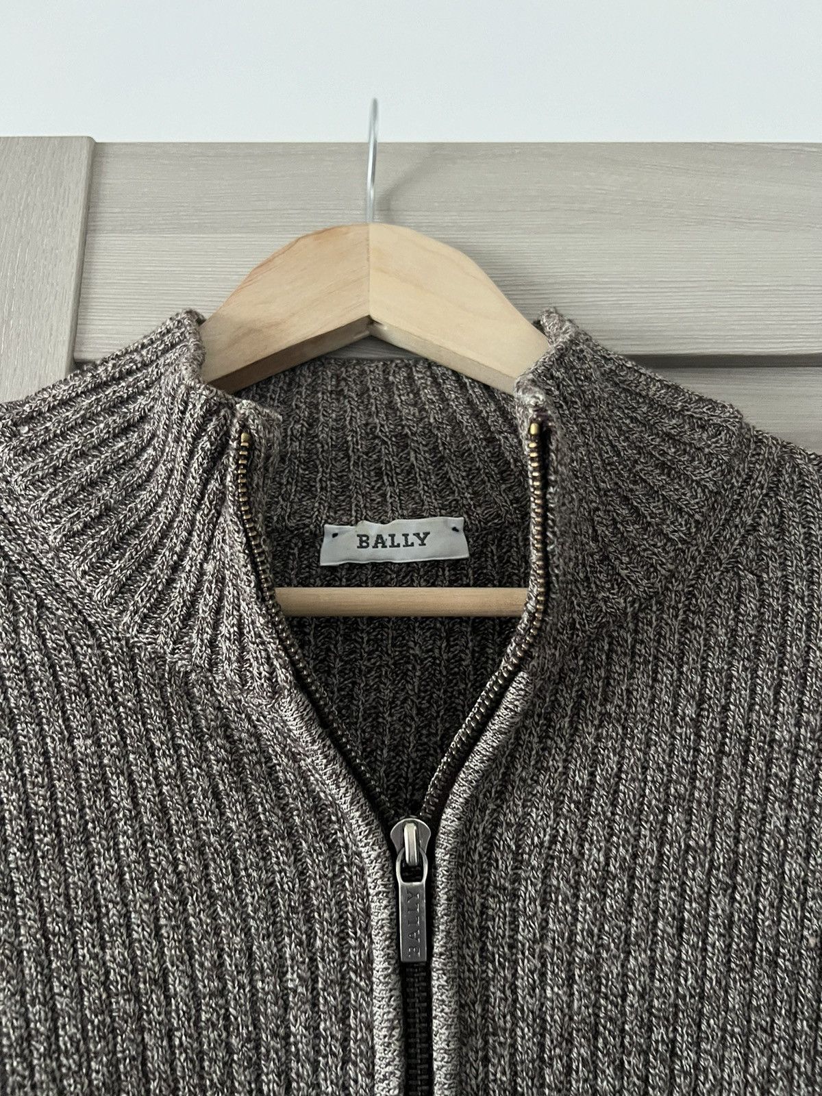 Bally Rare Bally Knit Zip Up Cardigan With Sweater Size US L / EU 52-54 / 3 - 2 Thumbnail
