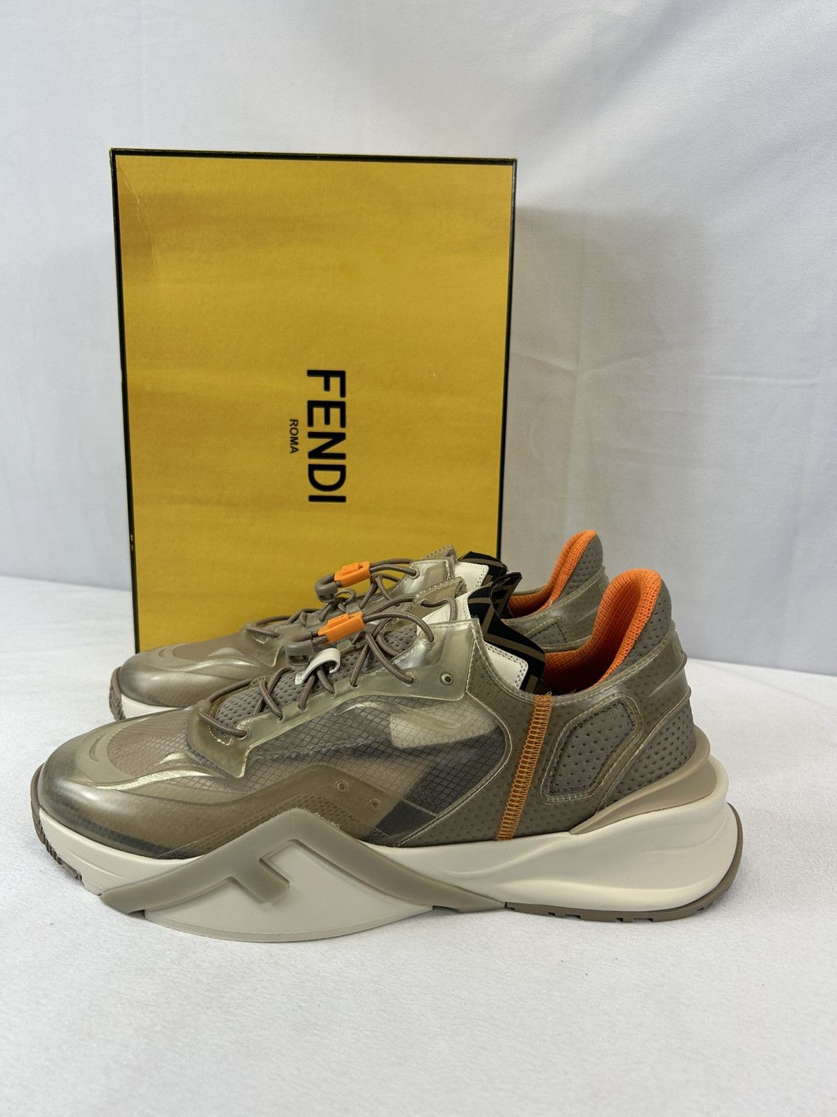 Fendi Fendi Flow Lace-up Sneakers Size US 11 / EU 44 - 1 Thumbnail
