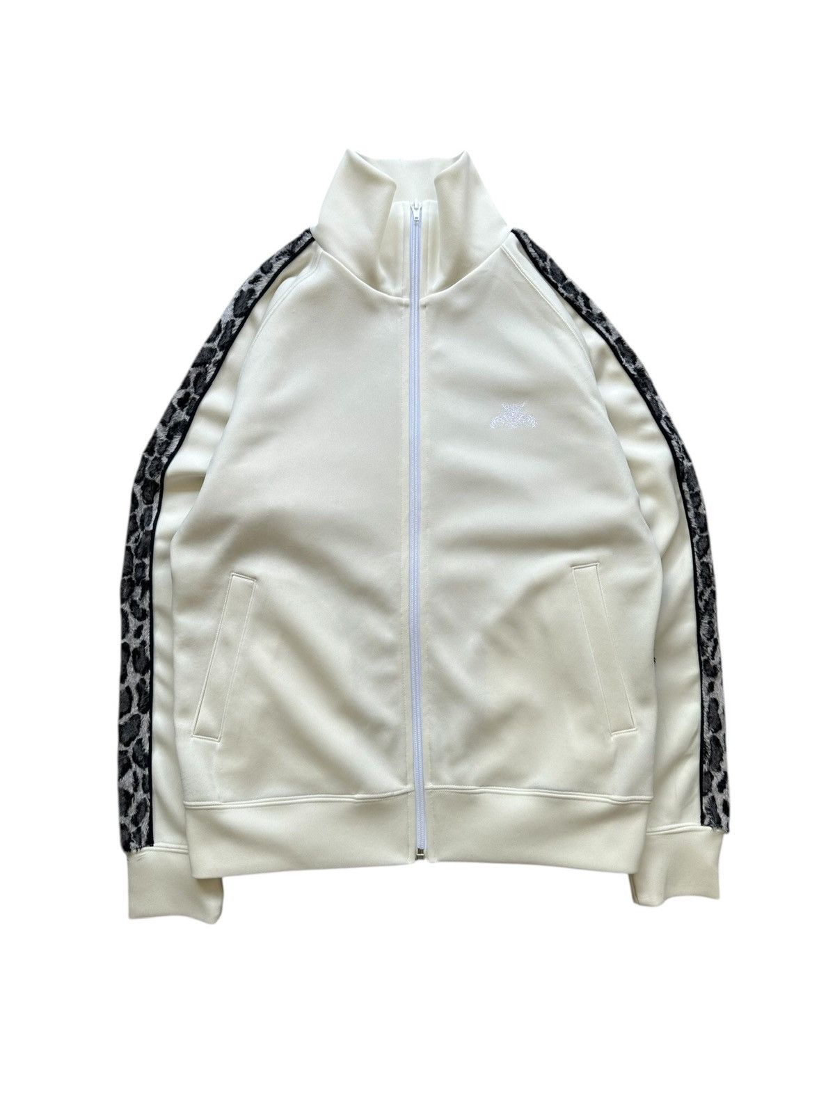 If Six Was Nine 00’s EDGE RUPERT leopard zipper track sweater Size US M / EU 48-50 / 2 - 1 Thumbnail