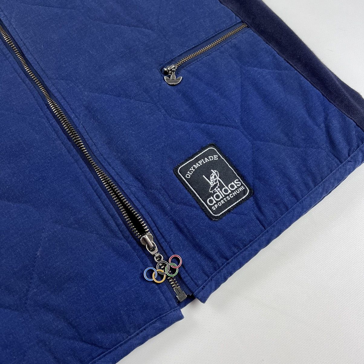Adidas × Vintage Adidas Melbourne 1956 summer Olympics quilted vest Size US L / EU 52-54 / 3 - 5 Thumbnail