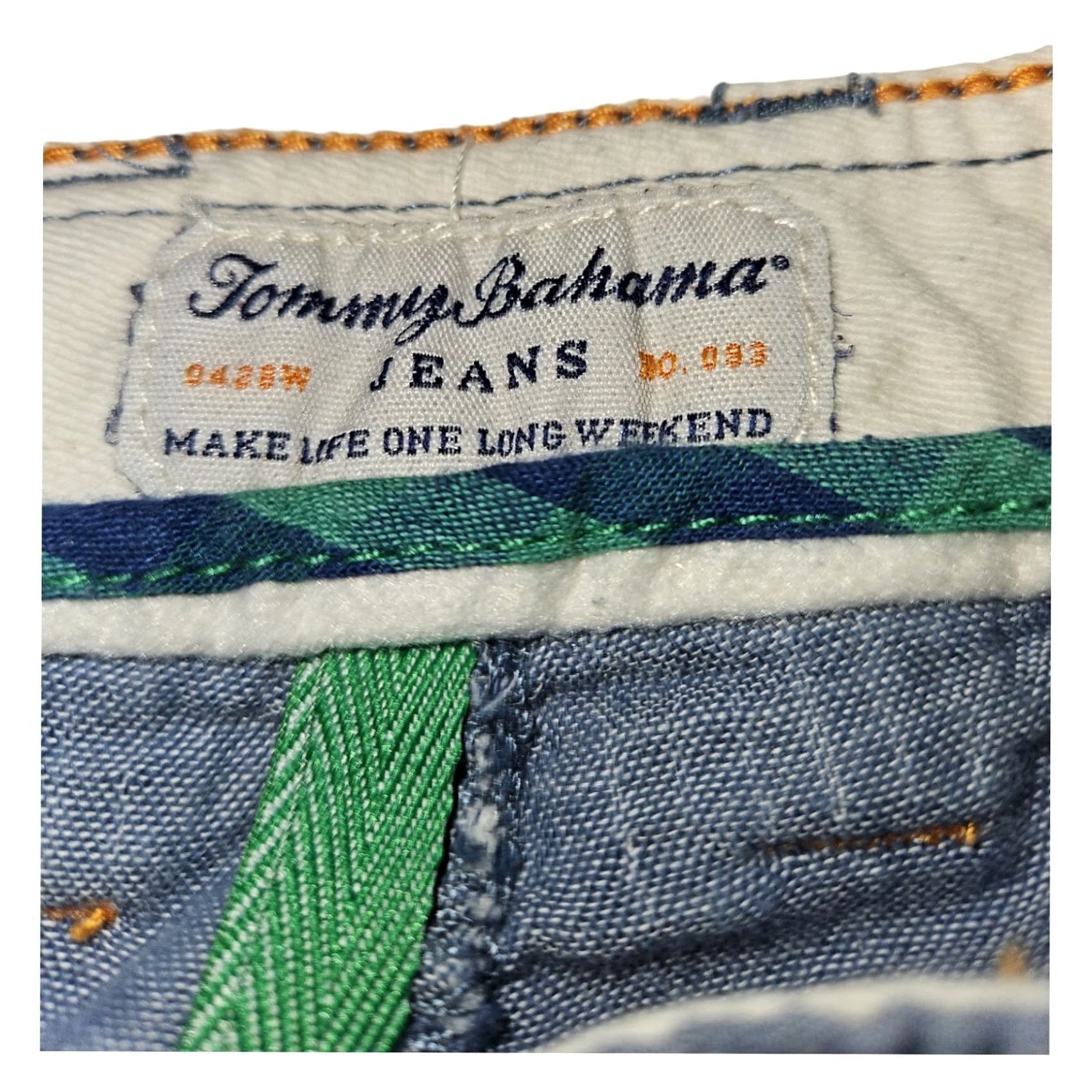 Tommy Bahama Tommy Bahama Shorts Mens 42 Blue Chino Men Striped Slash Pockets Casual Vacation Size US 42 / EU 58 - 3 Thumbnail