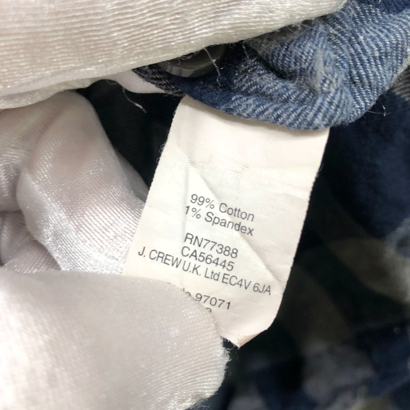 J.Crew J. Crew Shirt Womens 12 Navy Blue Plaid Flannel Stretch Long Sleeve Casual Shirt Size XL / US 12-14 / IT 48-50 - 8 Thumbnail