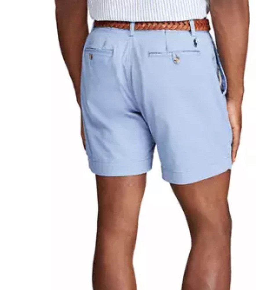 Polo Ralph Lauren POLO RALPH LAUREN Stretch Straight Fit Shorts 31 Blue Size US 31 - 2 Thumbnail