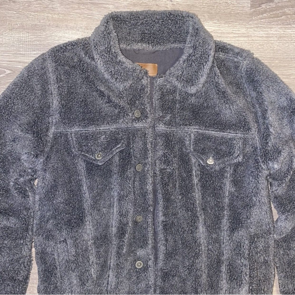 Asos ASOS Borg Western Jacket In Gray Size US S / EU 44-46 / 1 - 3 Thumbnail