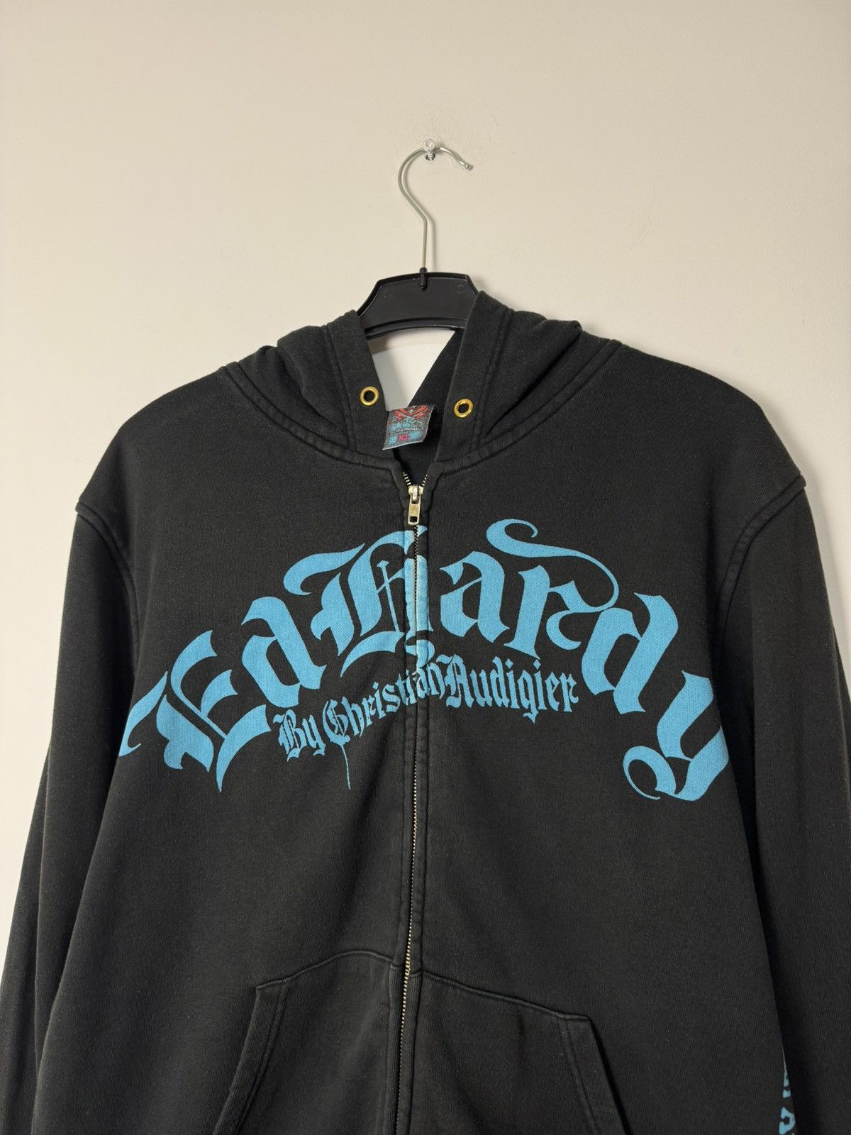 Ed Hardy Vintage Ed Hardy 00s Skull Tattoo Zip Hoodie Y2K streetwear Size US XL / EU 56 / 4 - 3 Thumbnail
