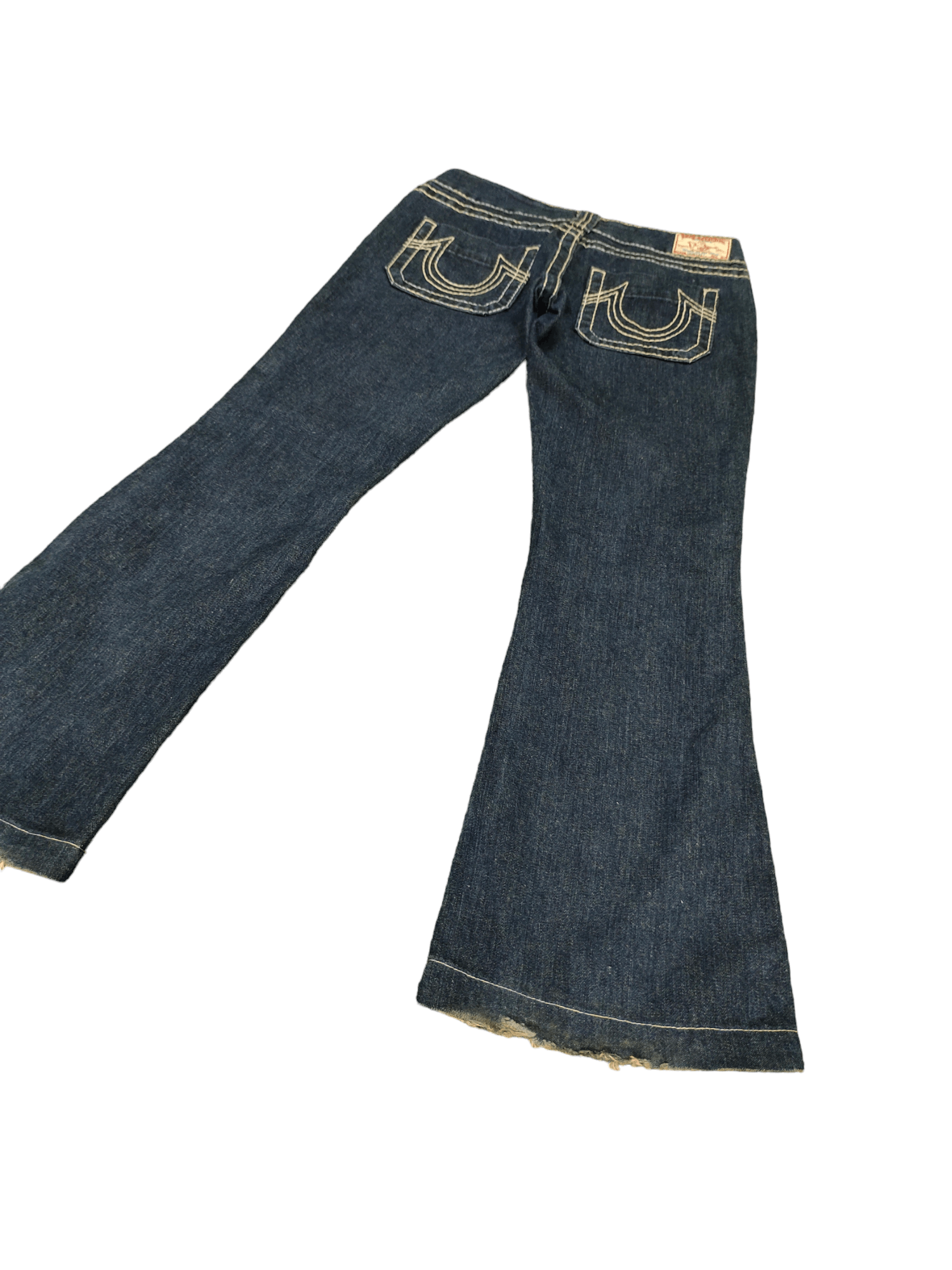 True Religion Flare Jeans True Religion Big Stitch Denim Bootcut Low Rise Size 27" / US 4 / IT 40 - 11 Thumbnail
