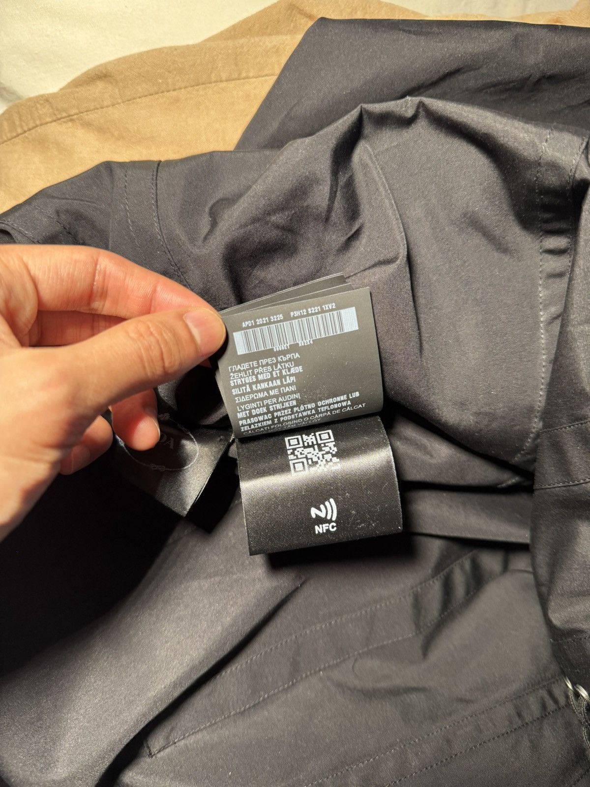 Prada Cotton Poplin Lace Up Shirt