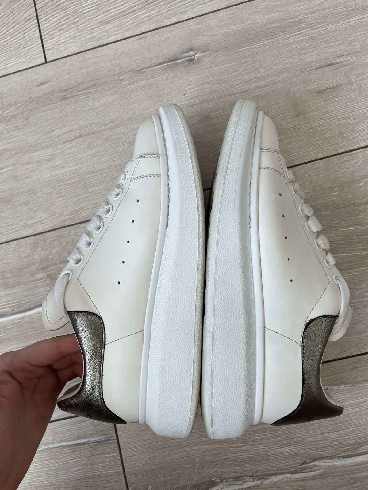 Alexander McQueen Alexander McQueen's Oversized leather sneakers Size US 9 / IT 39 - 5 Thumbnail