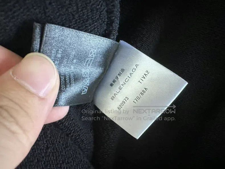Balenciaga Balenciaga Black Half Zip Hoodie Size US XS / EU 42 / 0 - 2 Thumbnail